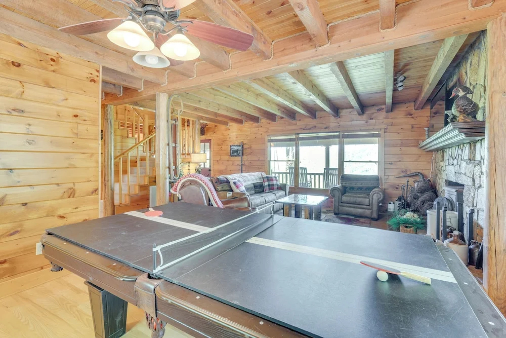 Rustic Topton Cabin w/ Game Room & Private Hot Tub