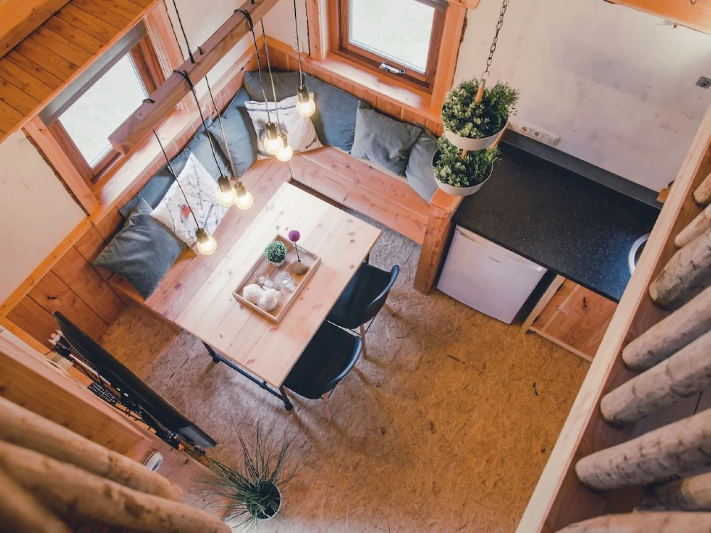 Beautiful Wooden Tree House With Terrace