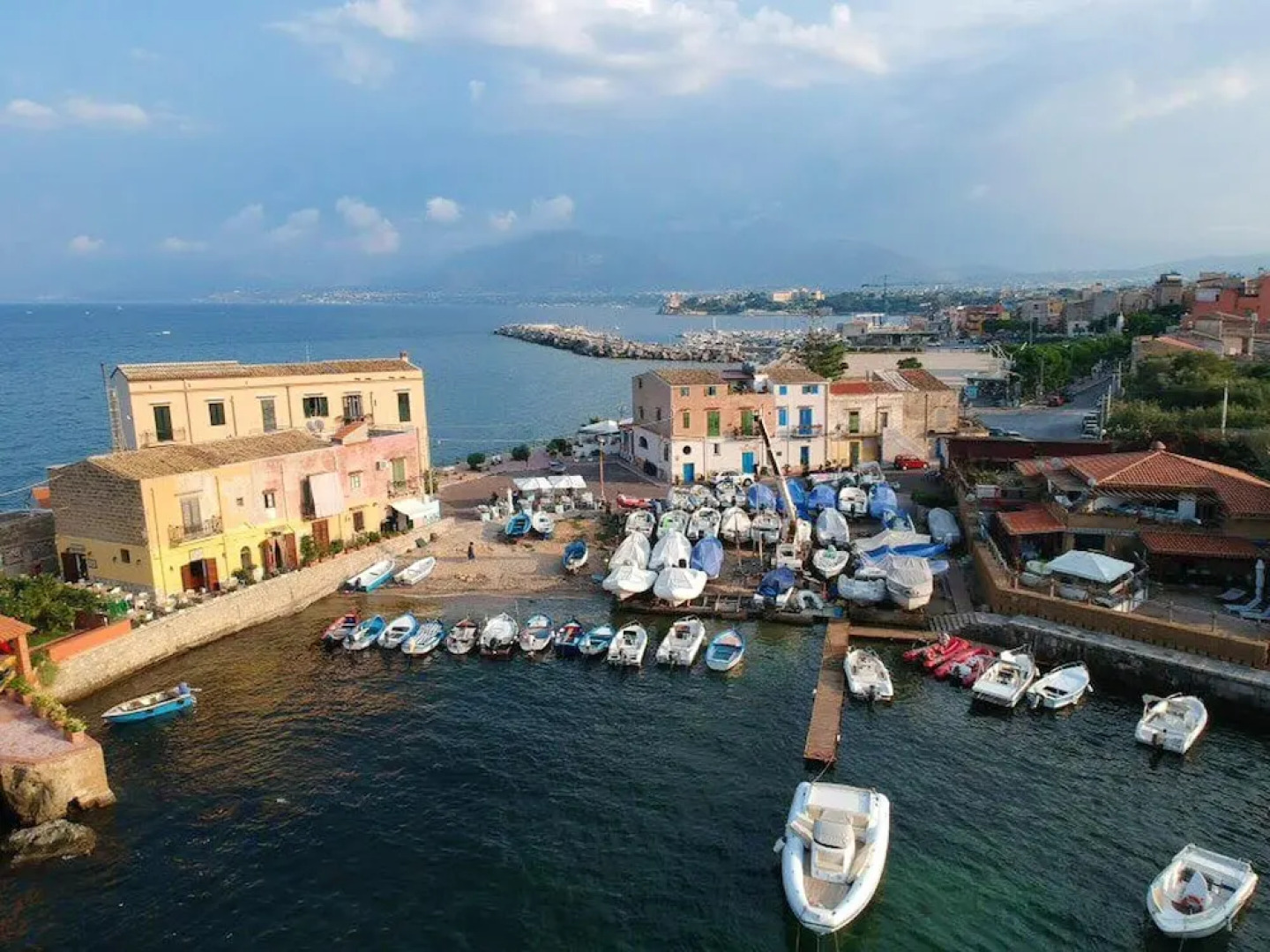 Apartment With 3 Bedrooms in Santa Flavia, With Wonderful sea View and Terrace Near the Beach