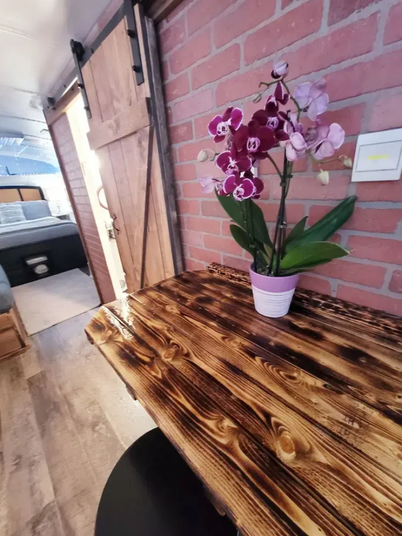 Bruiser Cozy Riverfront School Bus Pet Friendly