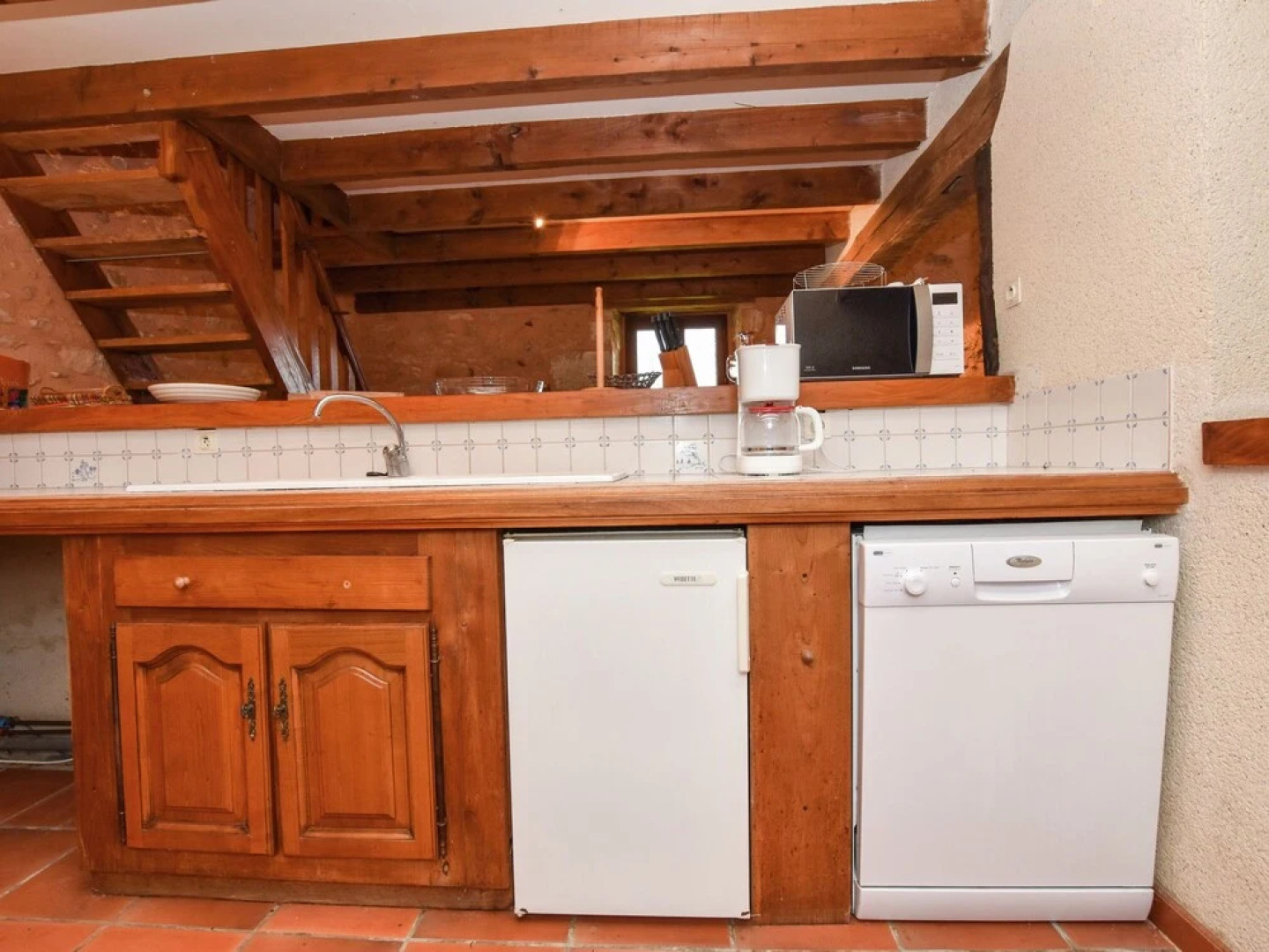 Lovely holiday home in Biron with fenced swimming pool