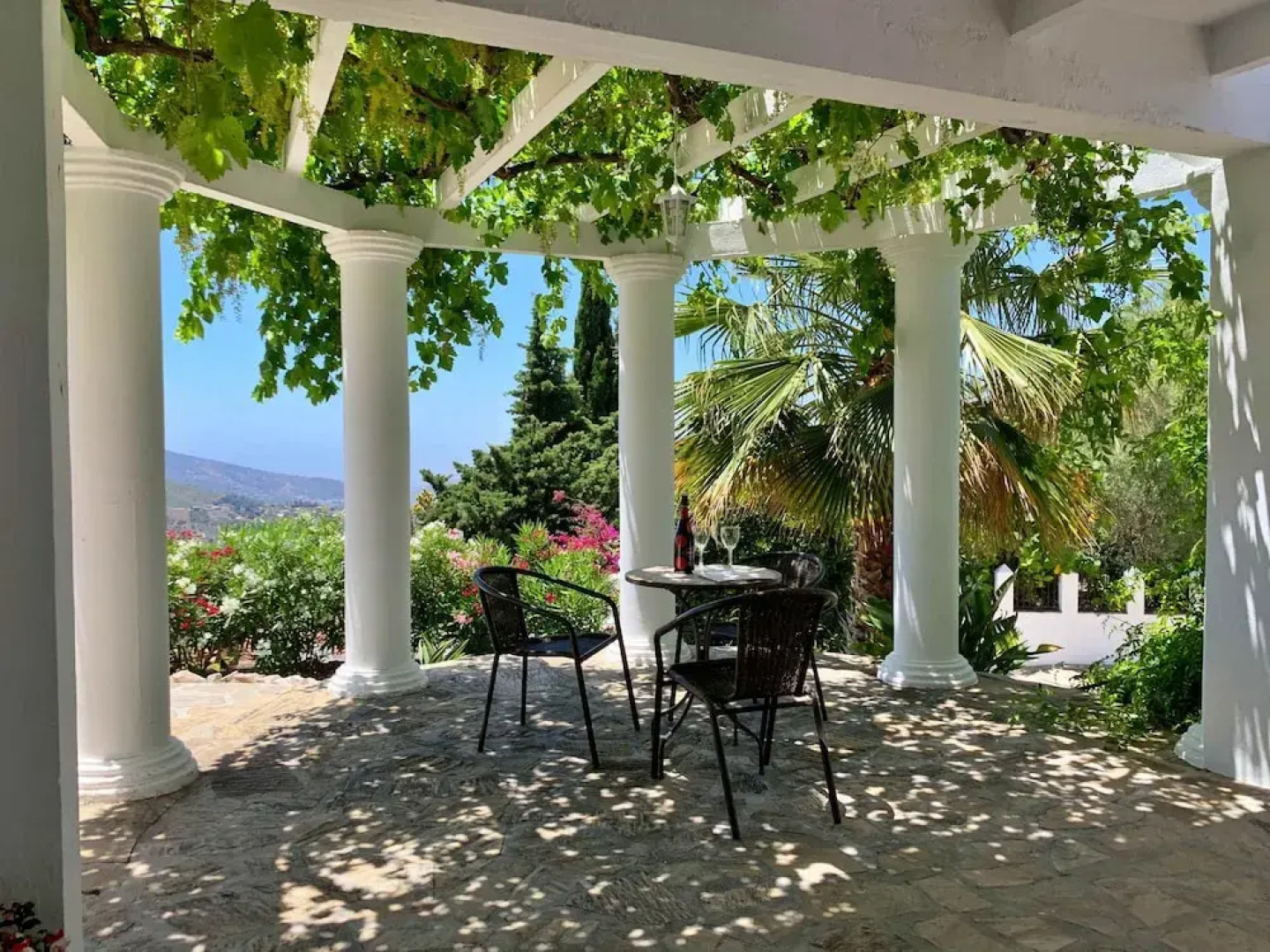 Casa Rural Cómpeta Piscina Barbacoa y Vista