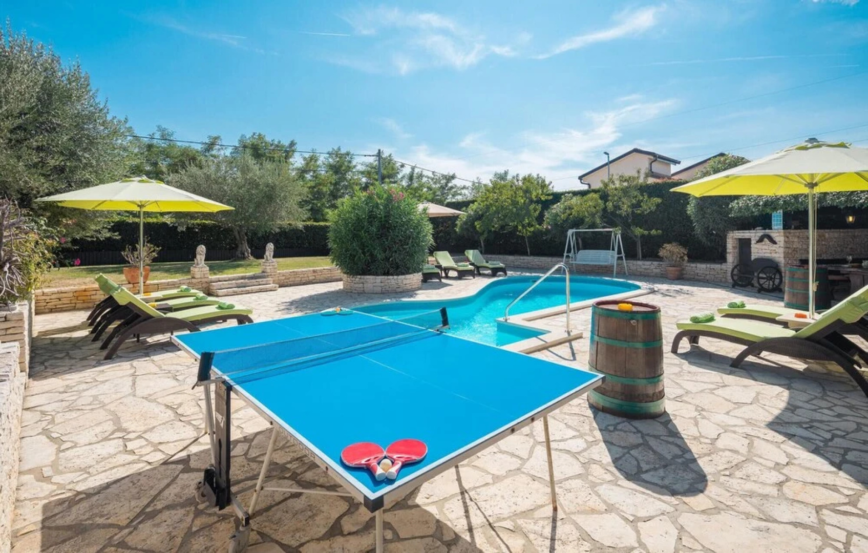 Stunning Home in Buje With Outdoor Swimming Pool, Wifi and 4 Bedrooms