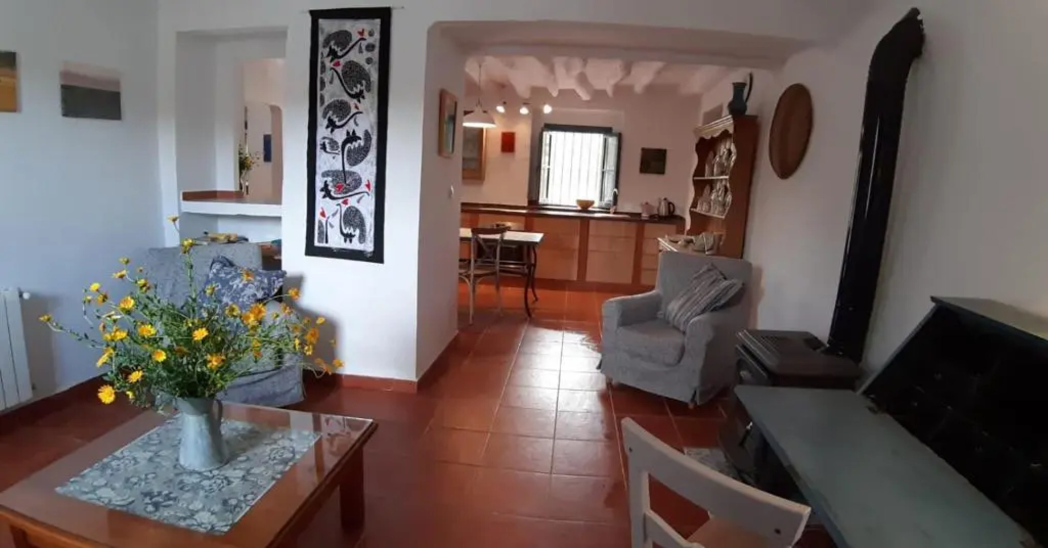 FINCA LOS MELEROS Andalucian farmhouse set in its own land with beautiful terraces, garden & pool.
