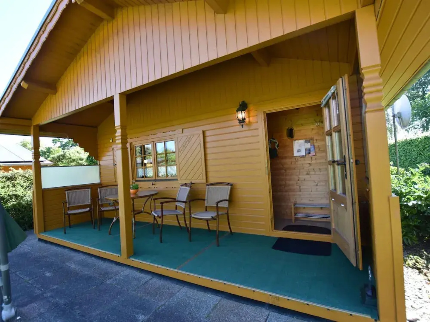 Log Cabin Near Baltic Sea Lighthouse