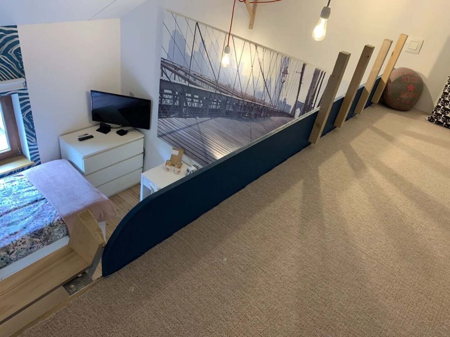 Bedroom and Small Private Bathroom