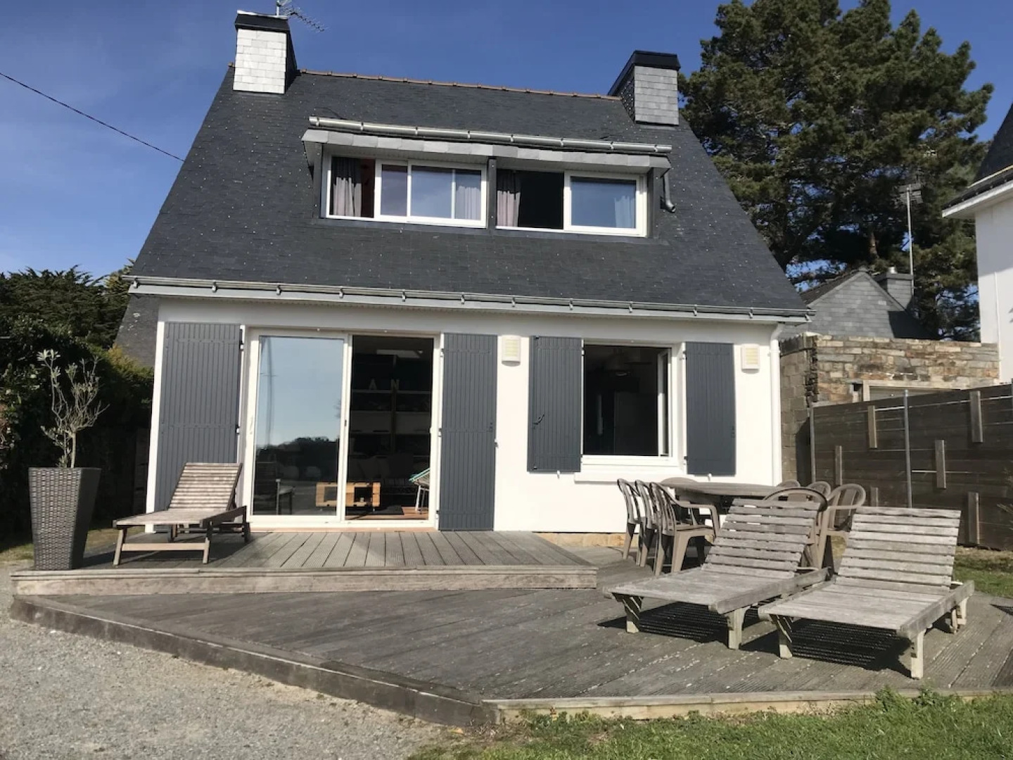 Villa Carnac face mer