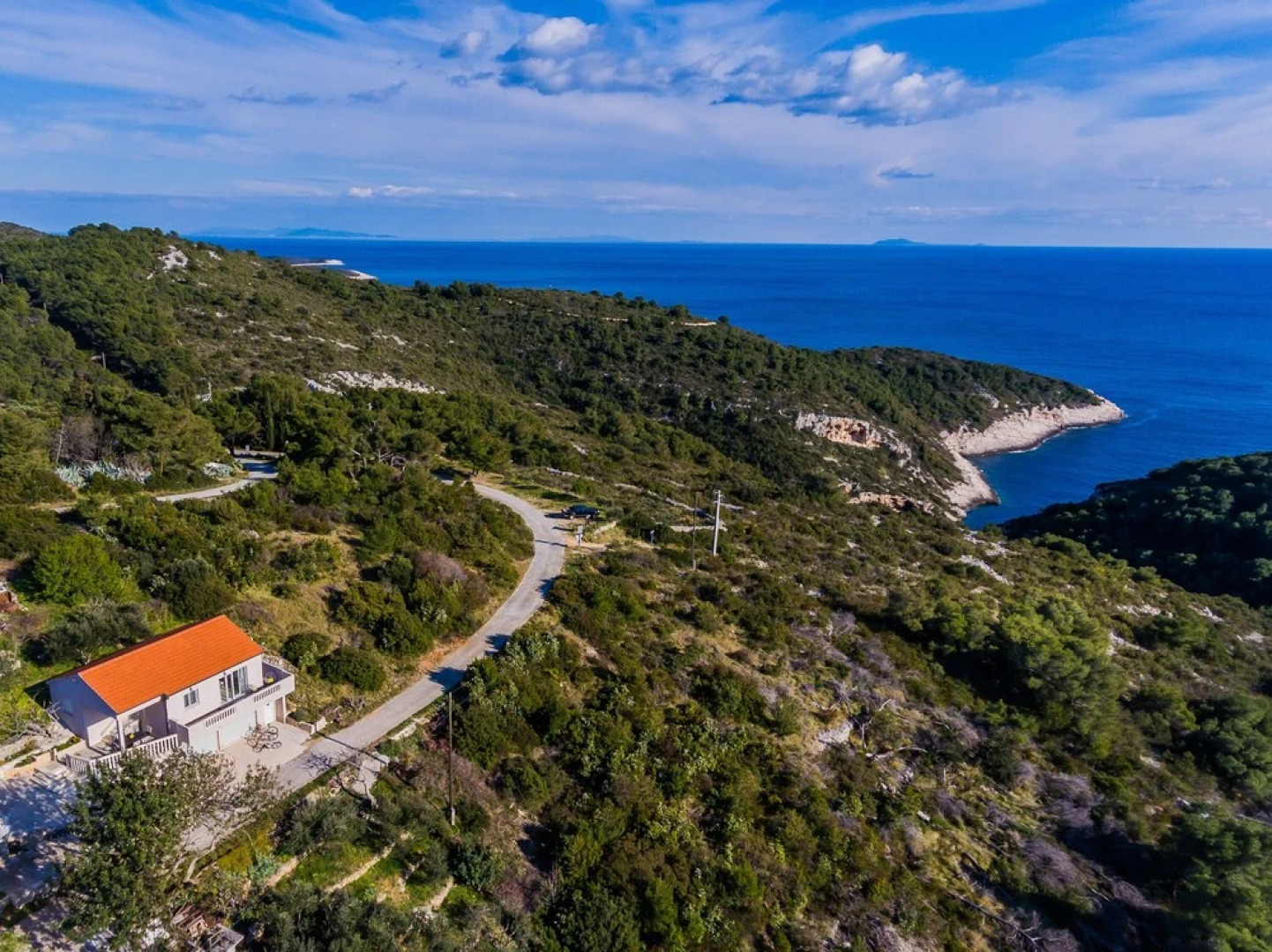 Villa Luana with amazing sea views