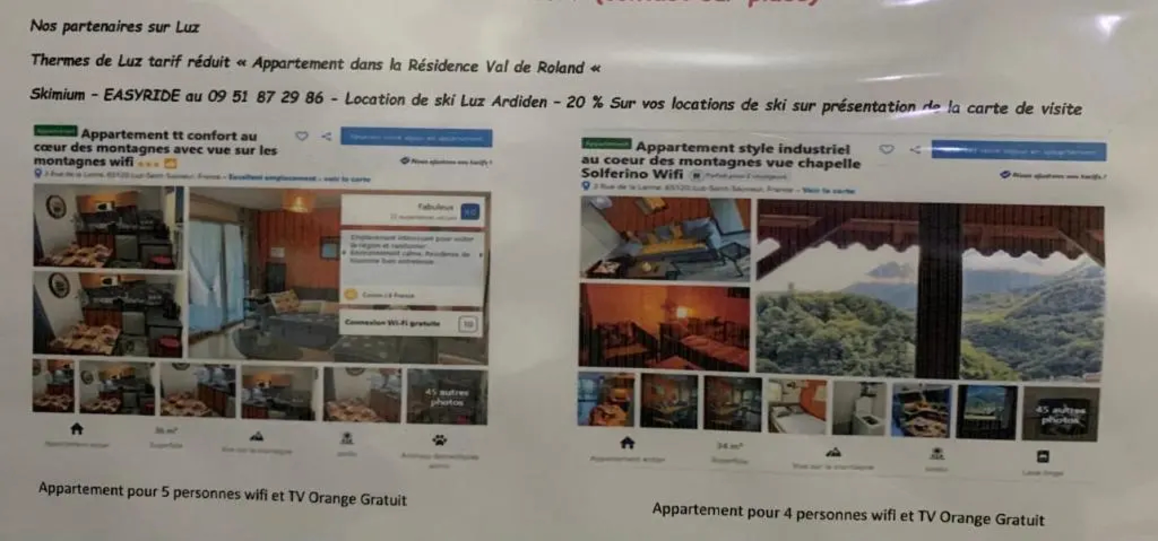 Appartement tt confort au cœur des montagnes avec vue sur les montagnes wifi