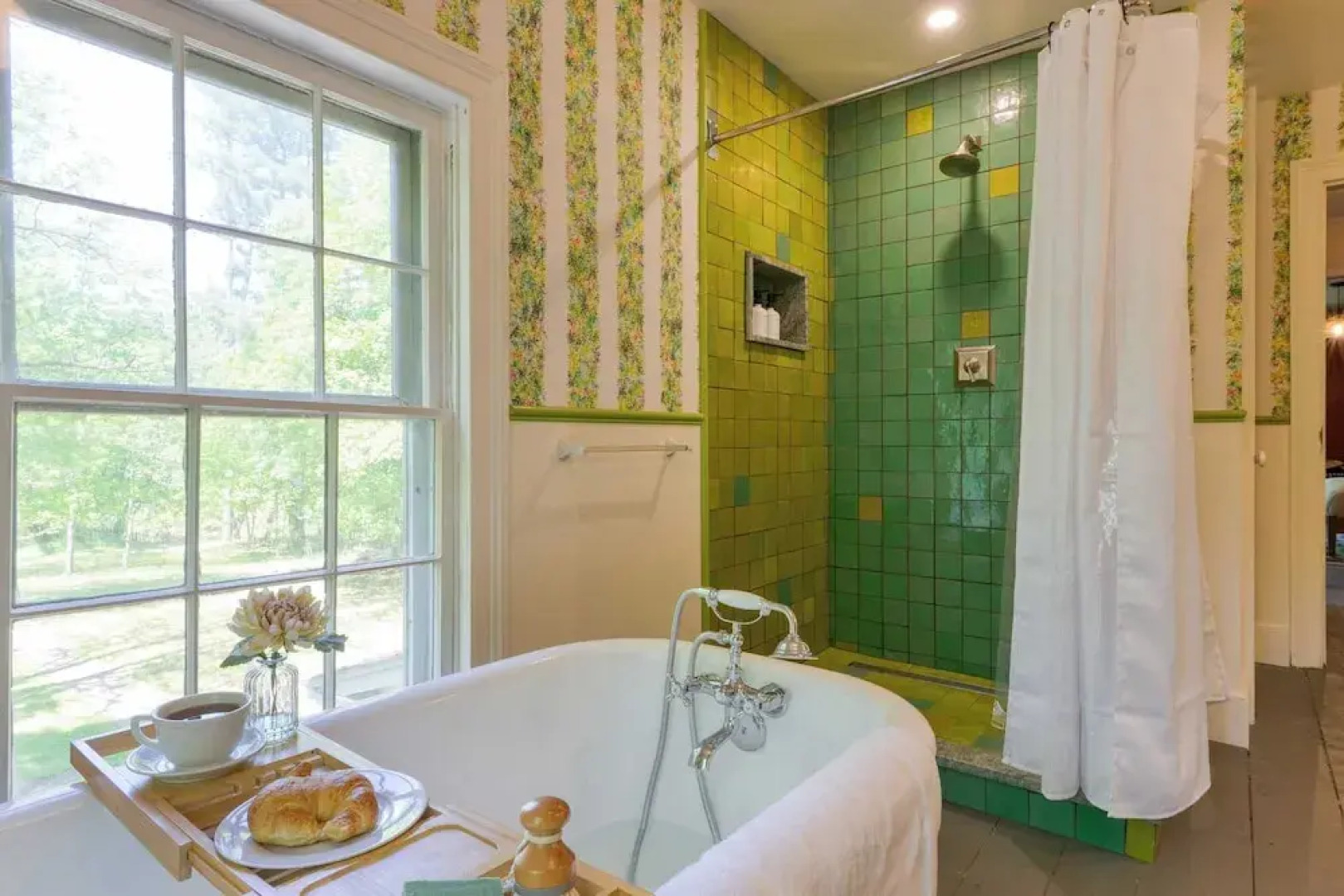 Relax in Style at Historic Modern on Main With Modern Amenities & Wooded Views