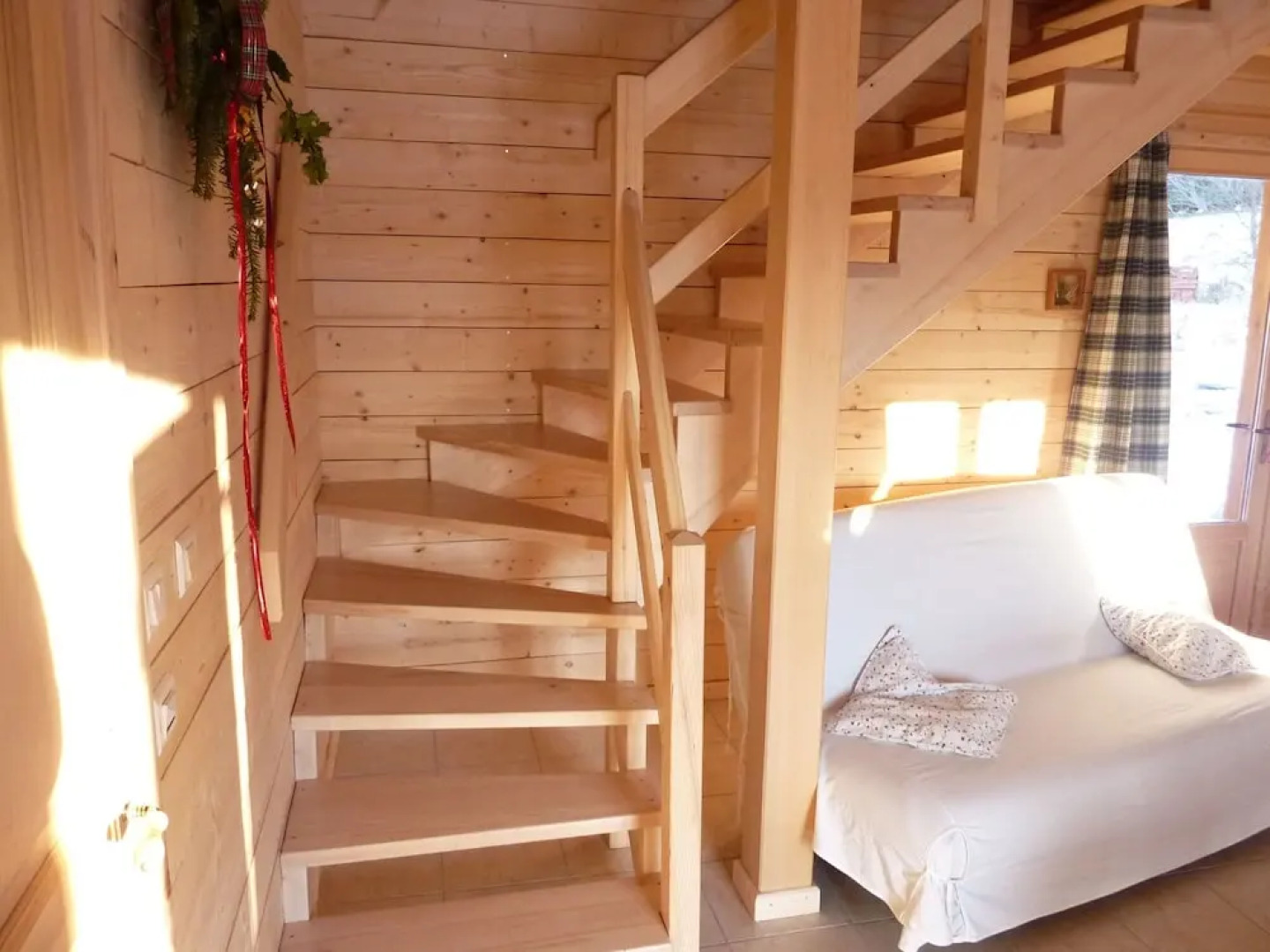 Wooden Chalet With a Washer, Near a Lake