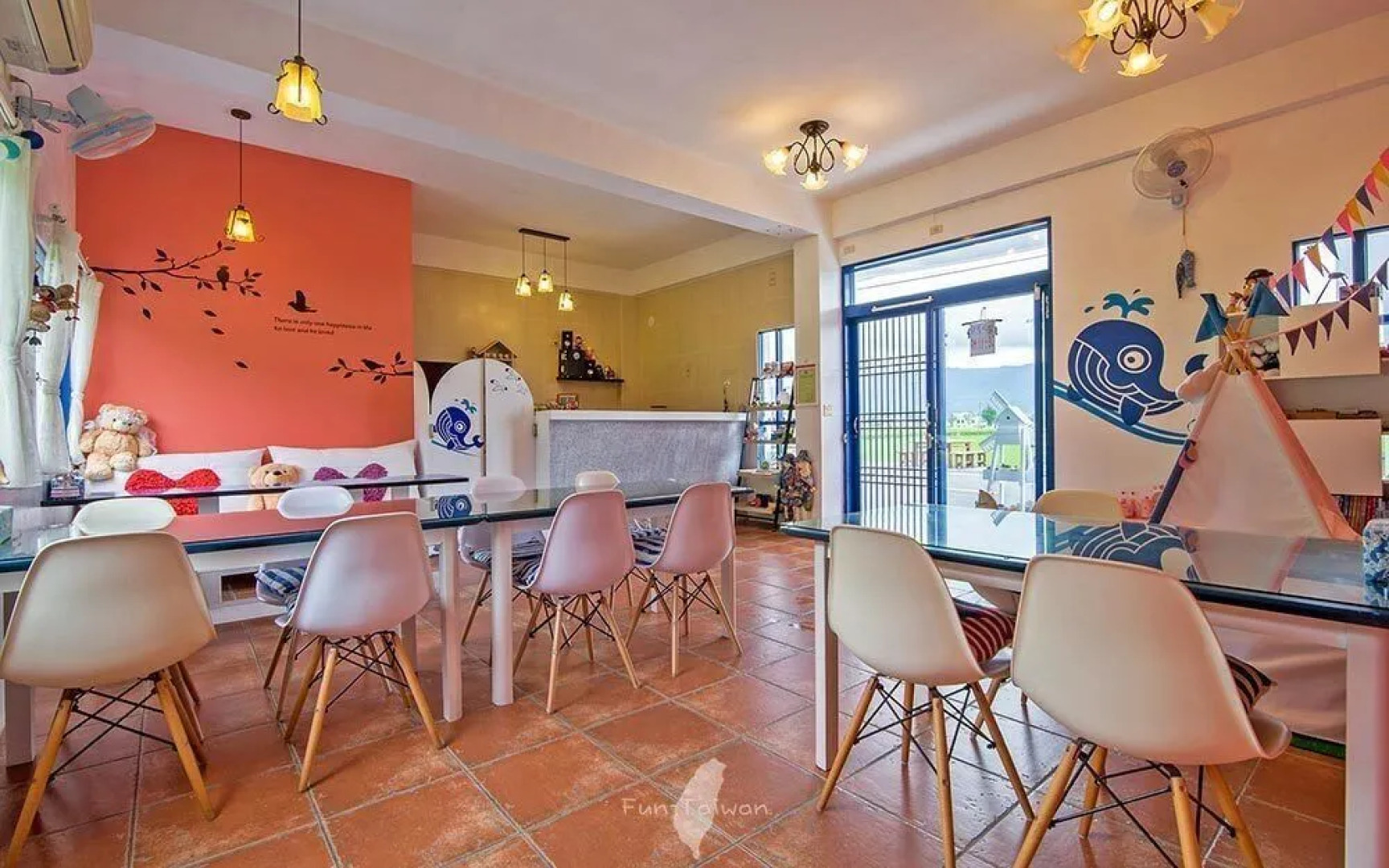 Blue and White Holiday B&B