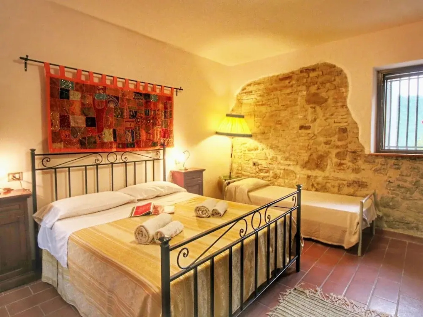 Country House With Swimming Pool and Garden With Mediterranean Plants