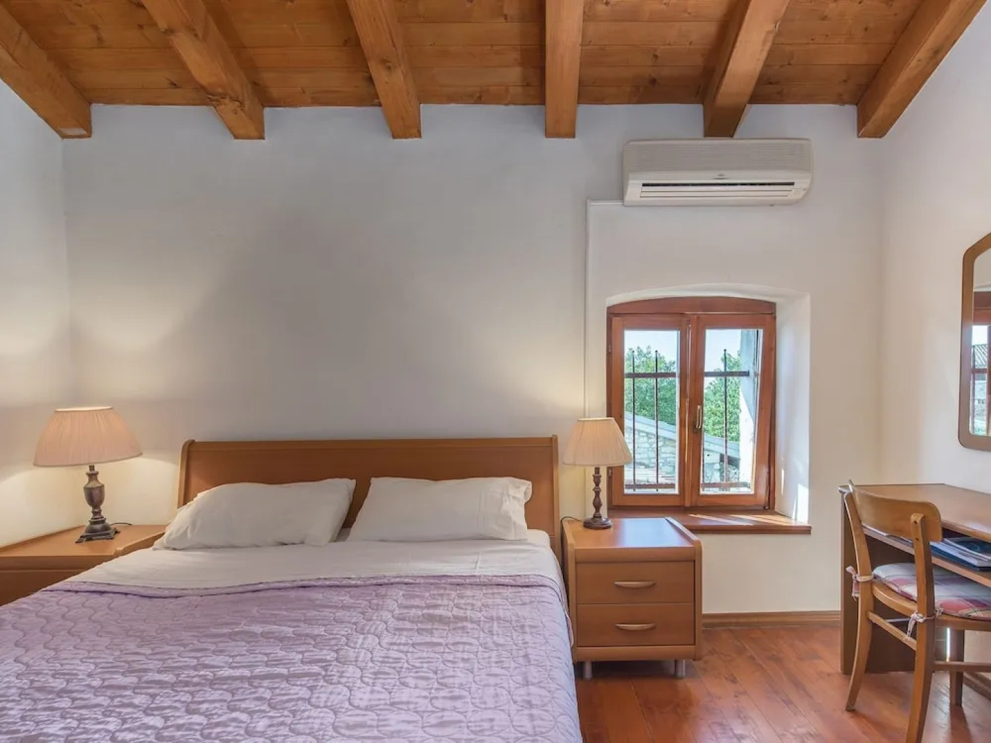 Stone Holiday House With a Spacious Yard and Private Pool