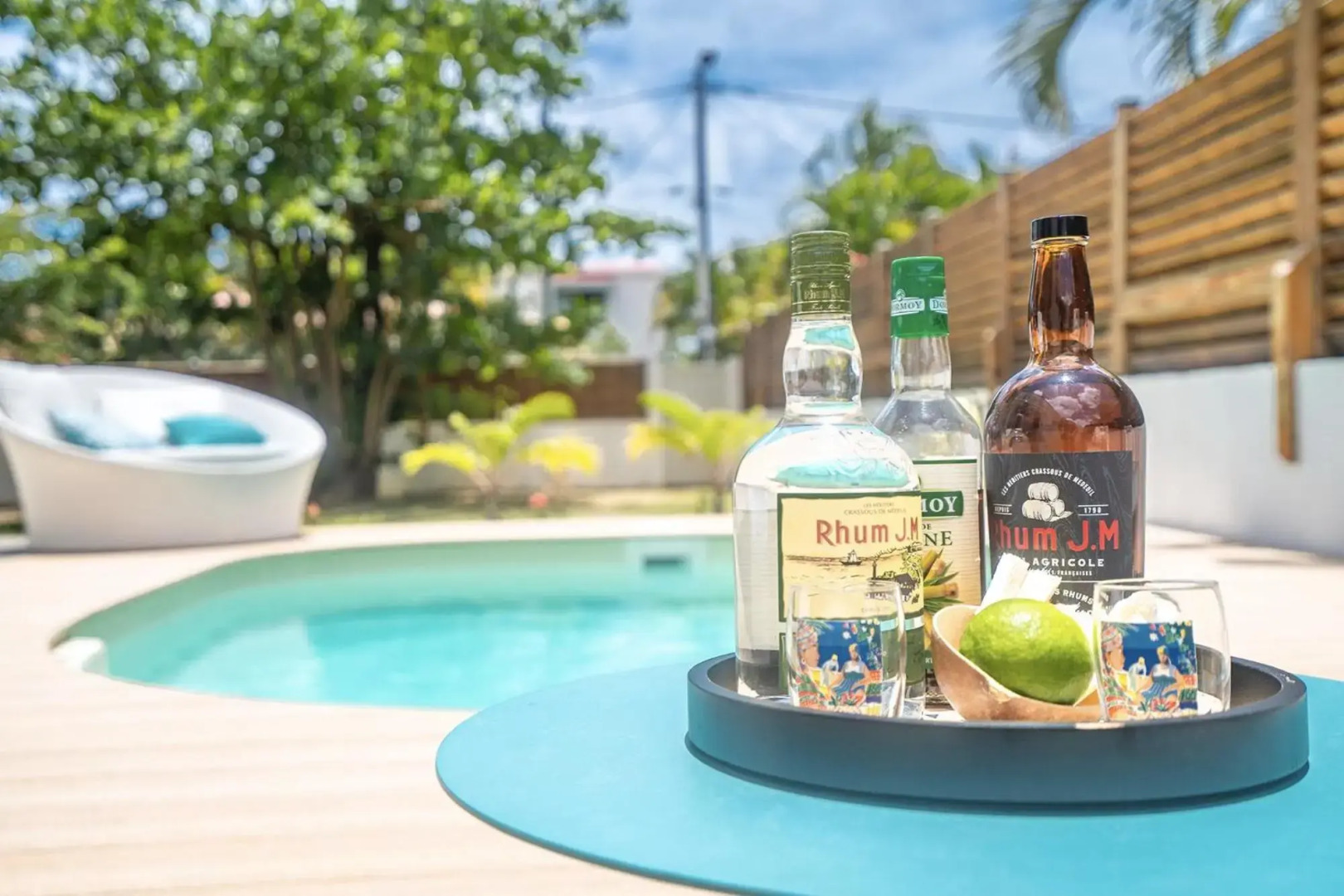 Villa Bel'Amandier : 3ch, bac à punch à 2min à pied de la plage