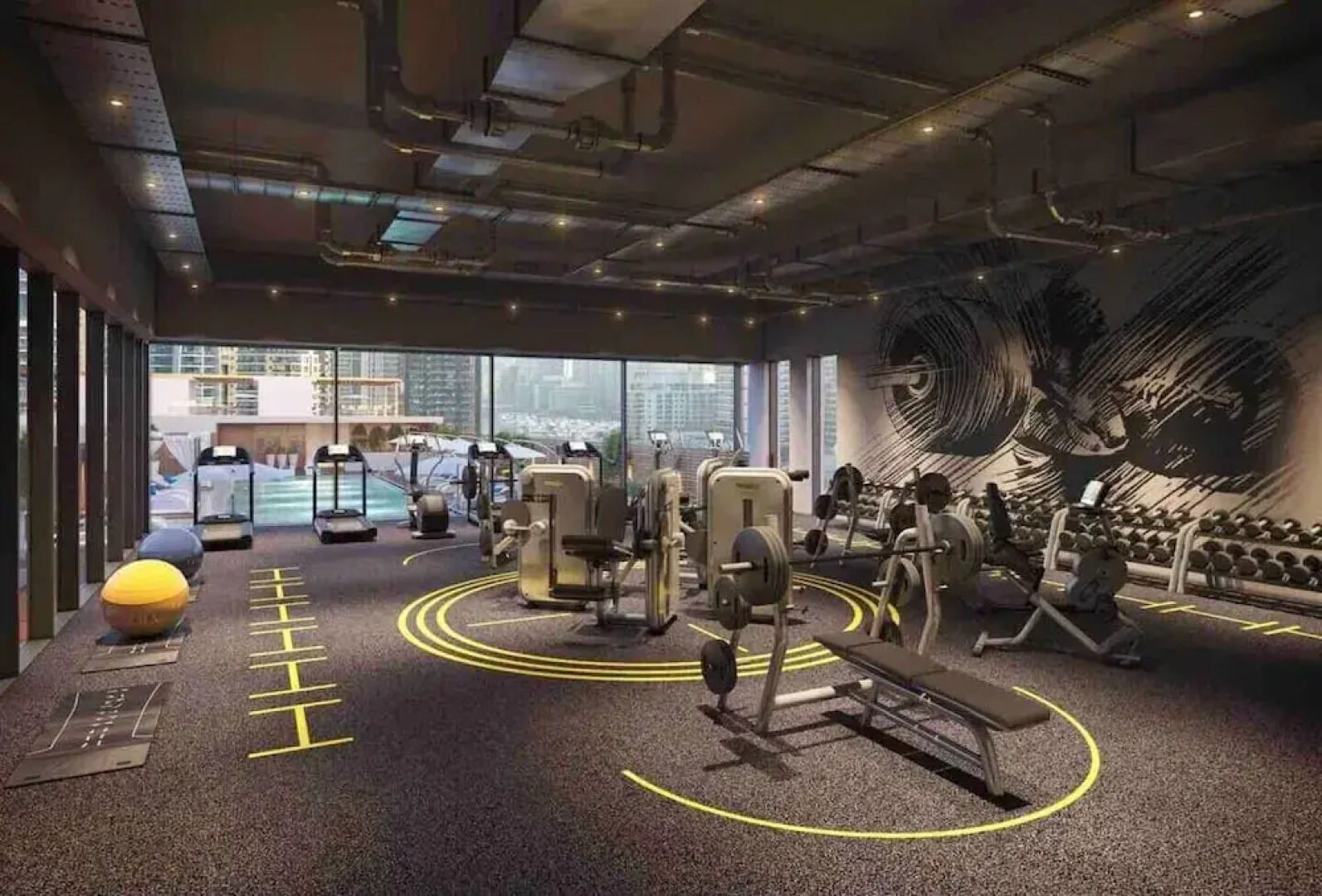 Marco Polo - Studio with Marina View + Huge Balcony in Marina