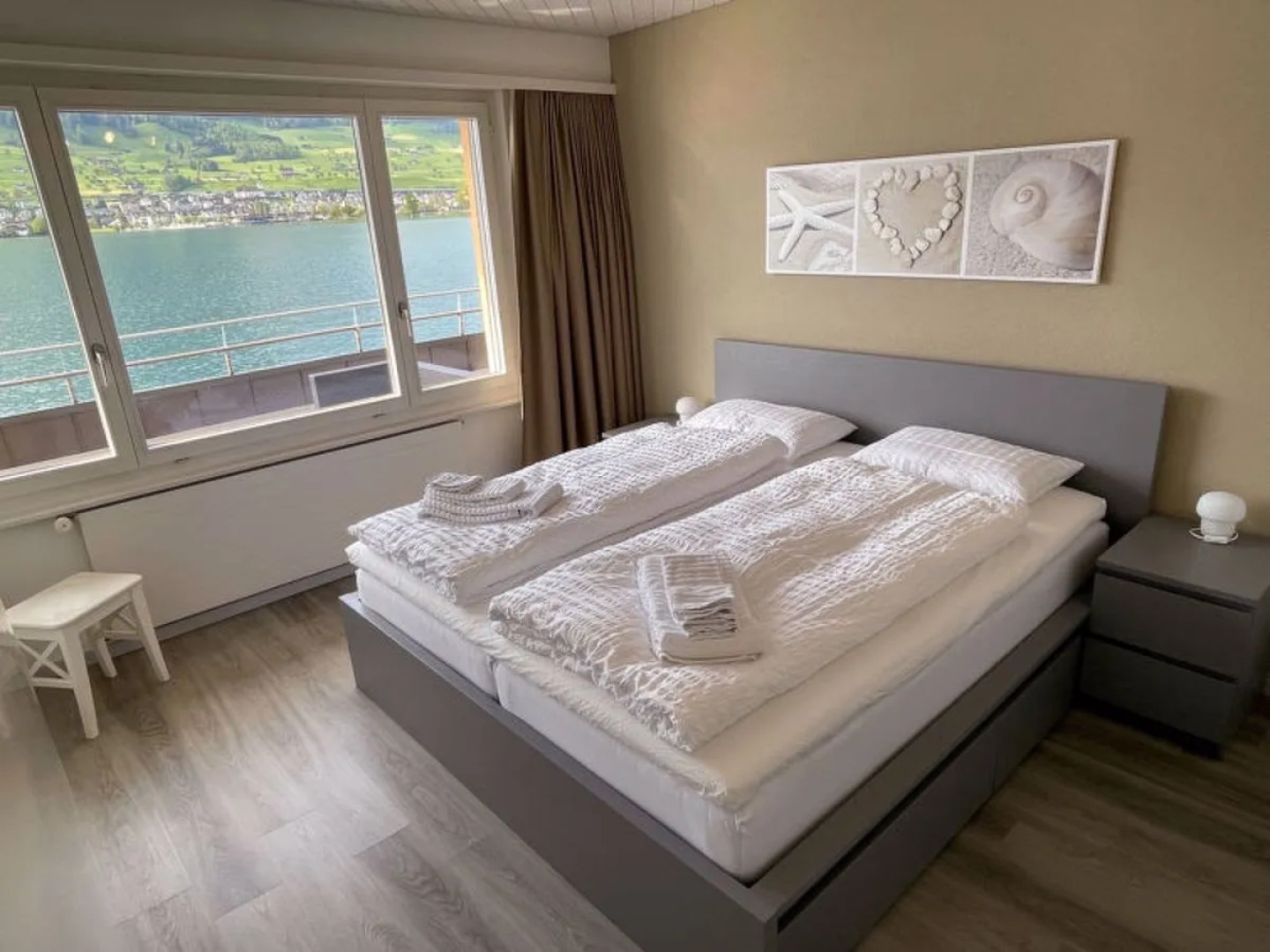 Seestern am See mit Bootsvermietung