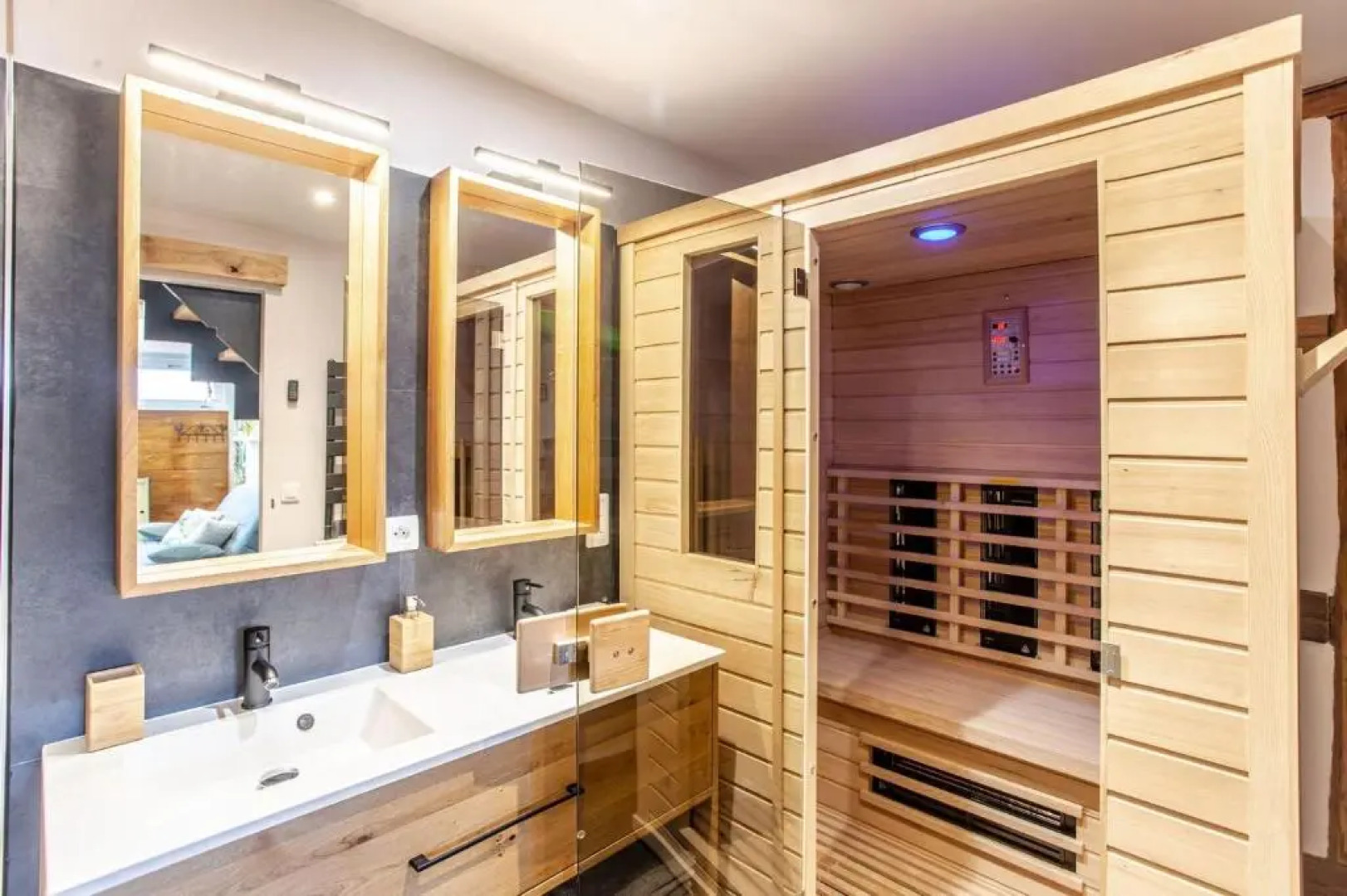 Gîte La Rodernelle - Sauna privatif - Climatisation - Vue sur le Château du Haut Kœnigsbourg