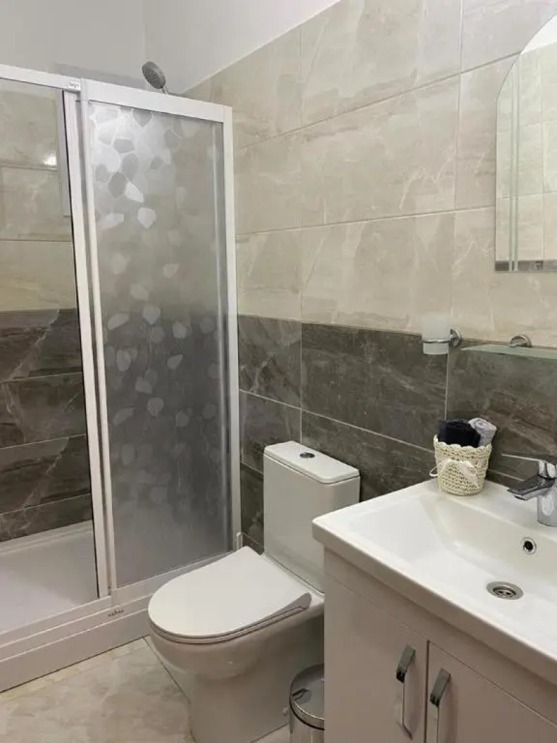 Sleek Flat With Shared Pool and Sea View in Iskele