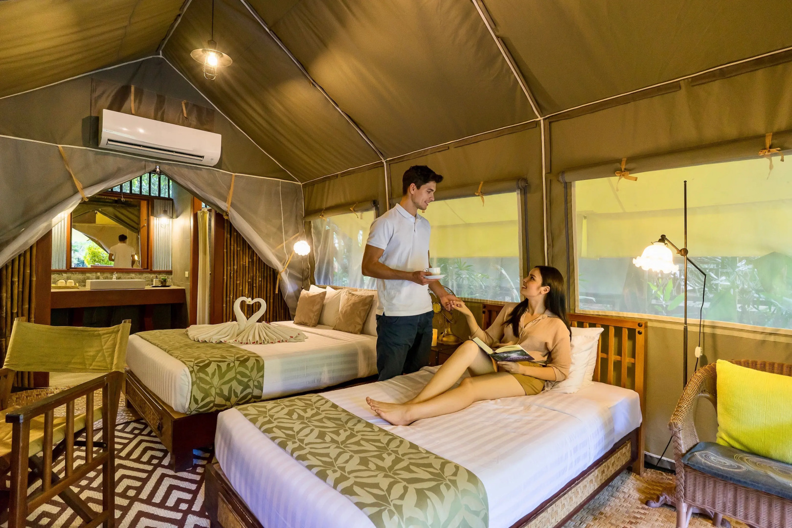 Hintok River Camp at Hellfire Pass