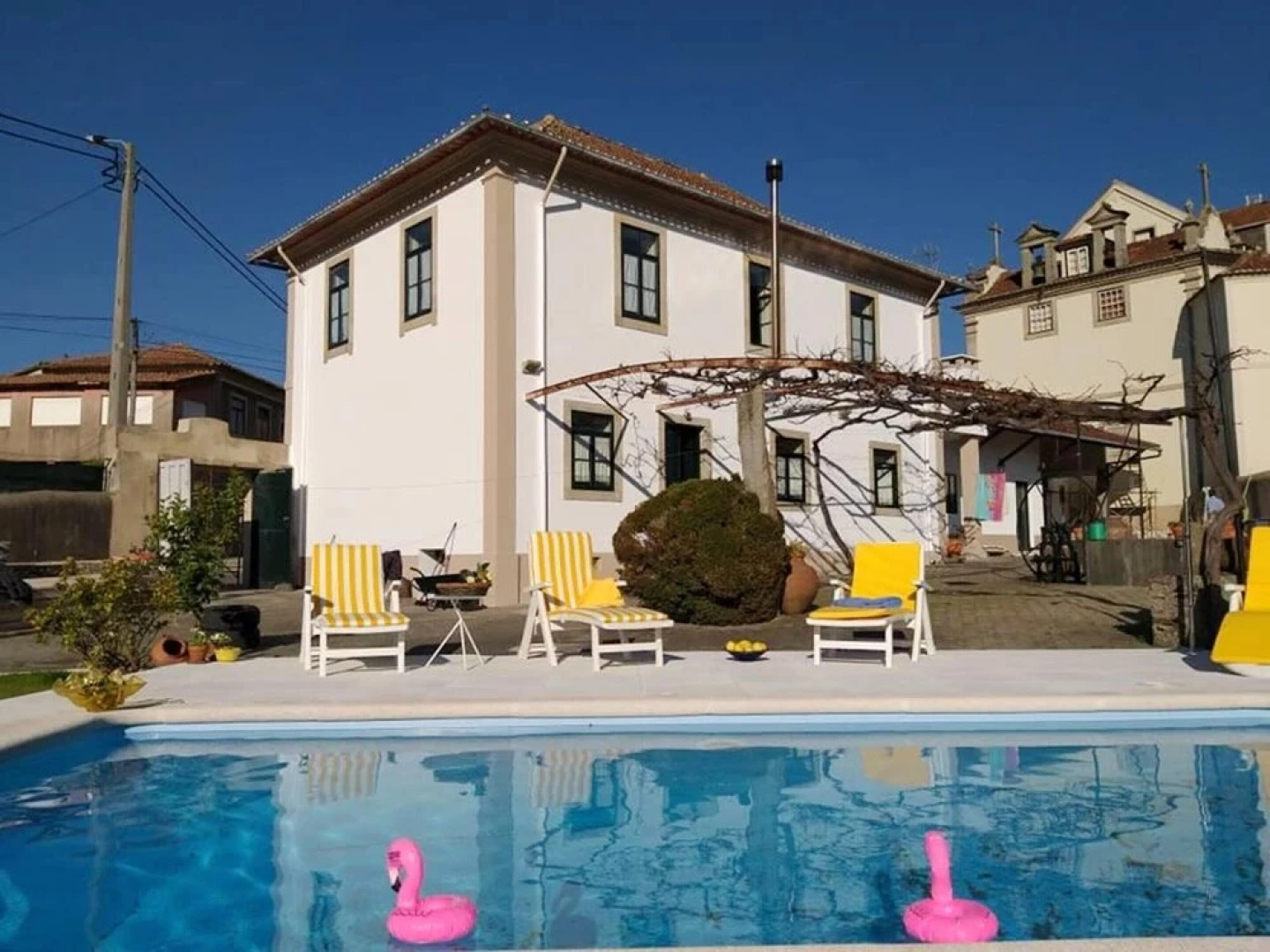 Villa With 4 Bedrooms in S. Vicente de Pereira , With Private Pool, Enclosed Garden and Wifi - 12 km From the Beach