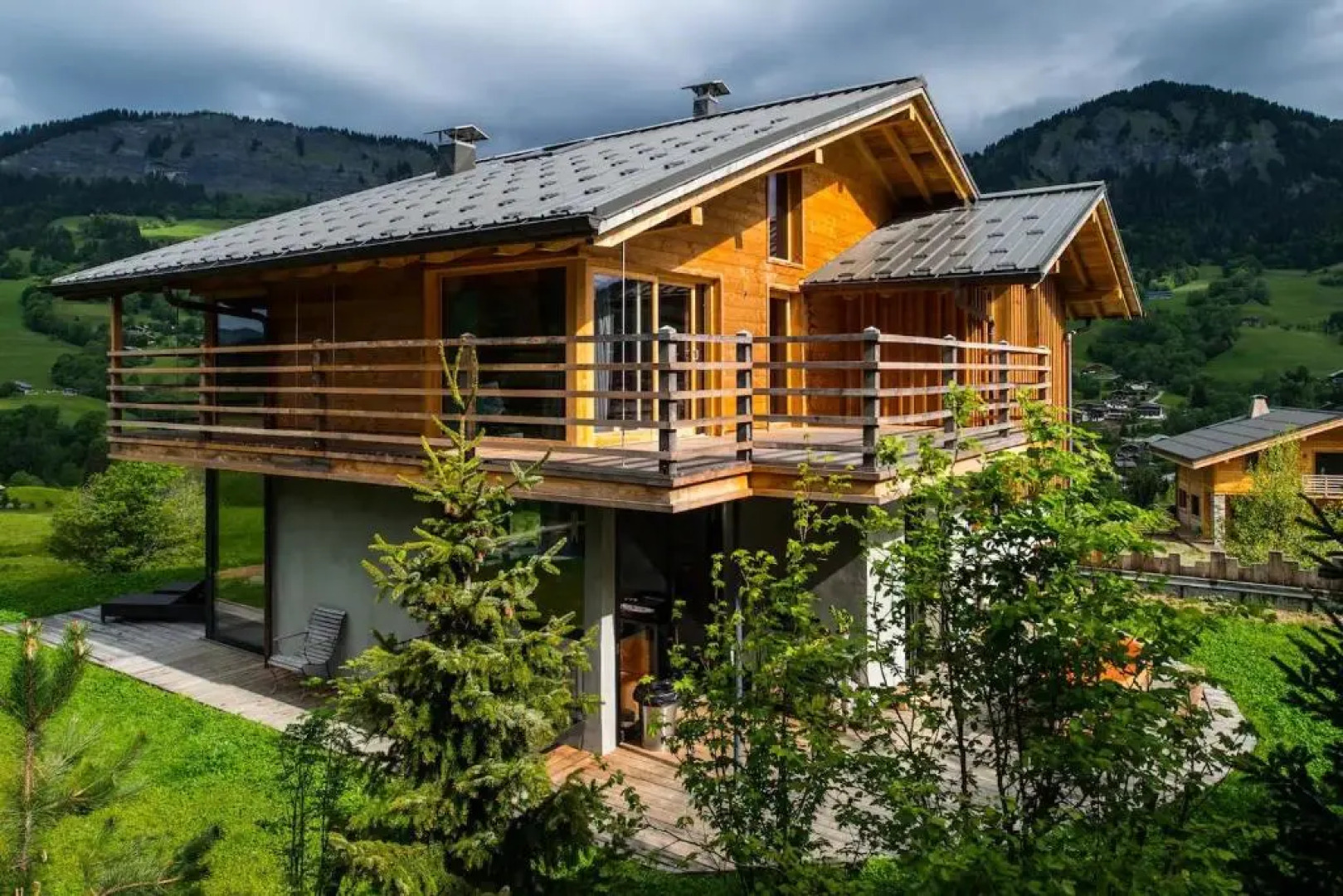 Luxueux chalet 4 chambres avec piscine et hammam