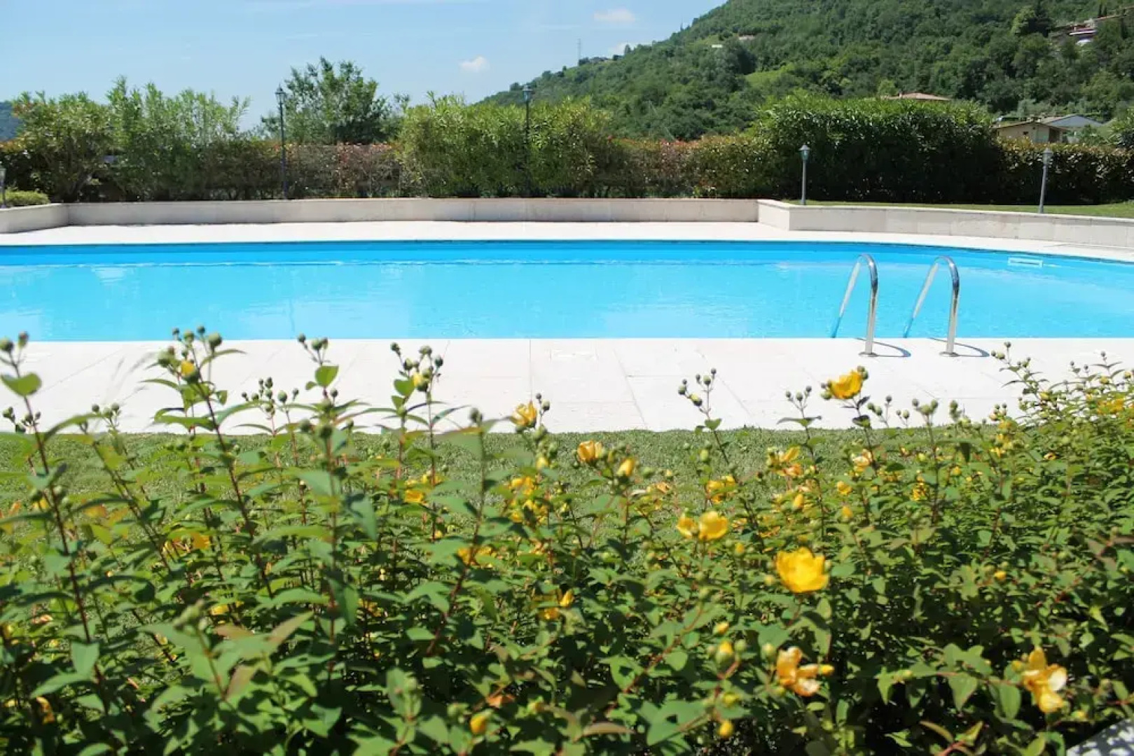 Red Villa With Shared Pool and Private Garden is the new Black on Lake Garda