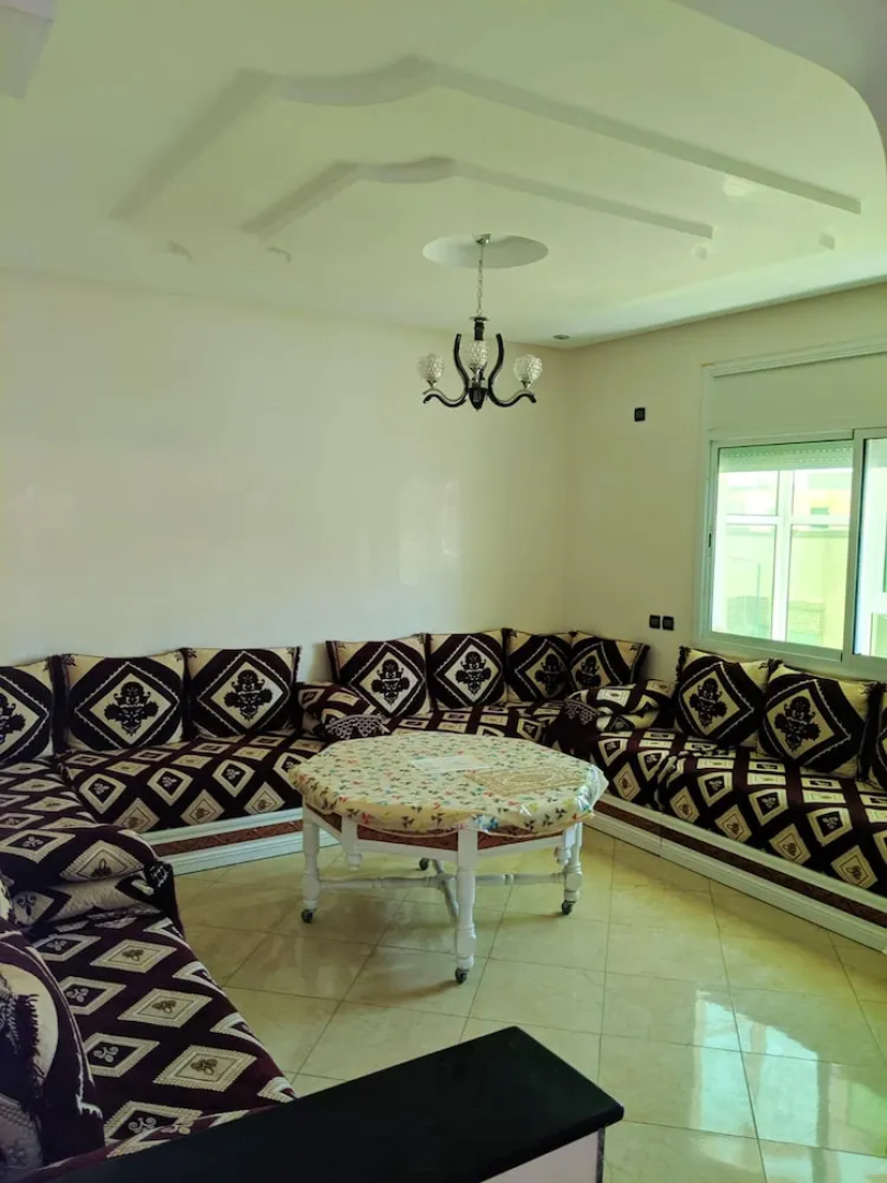 Apartment with 2 Bedrooms in Kenitra, with Wonderful City View, Furnished Terrace And Wifi - 10 Km From the Beach