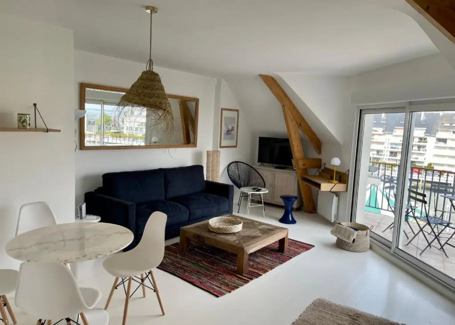 Superbe appartement 4 personnes Le Pouliguen avec vue magnifique sur le port et la mer