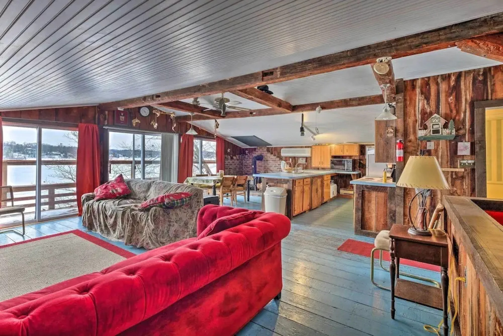 Quiet Cabin on Glen Lake w/ Boat Dock & Deck!