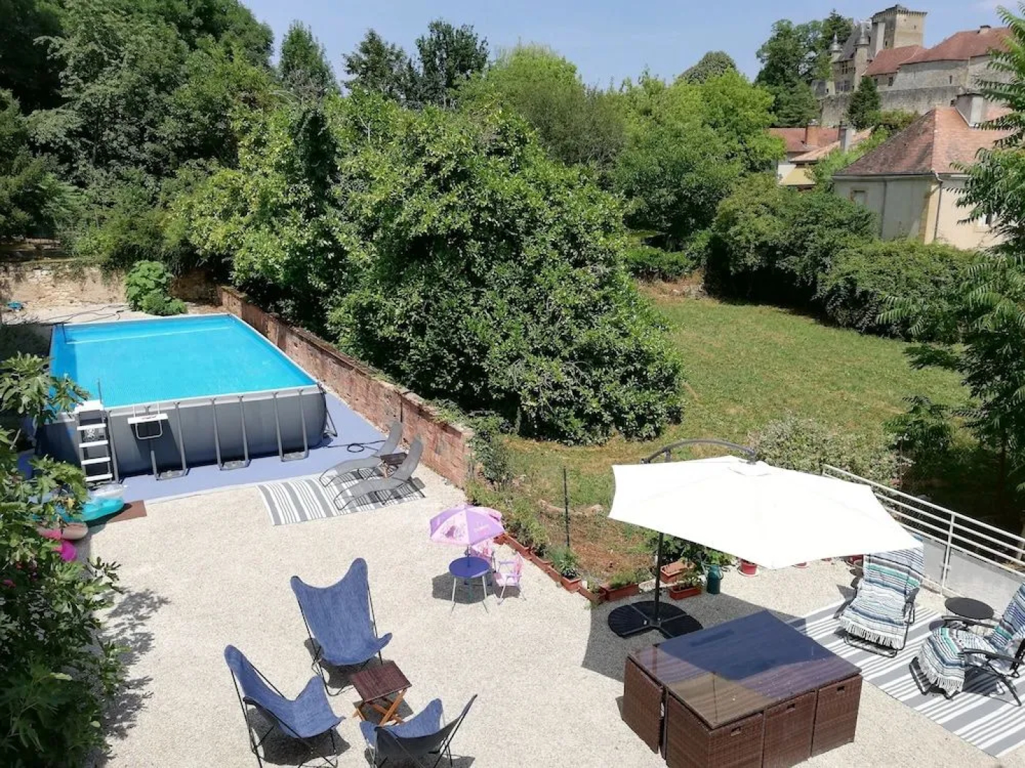 Vue du Château d'Excideuil