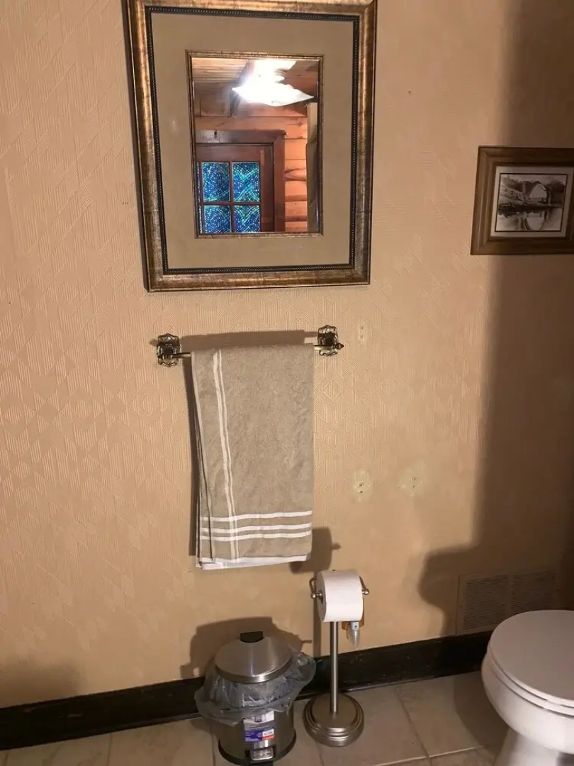 Log Cabin in the Field