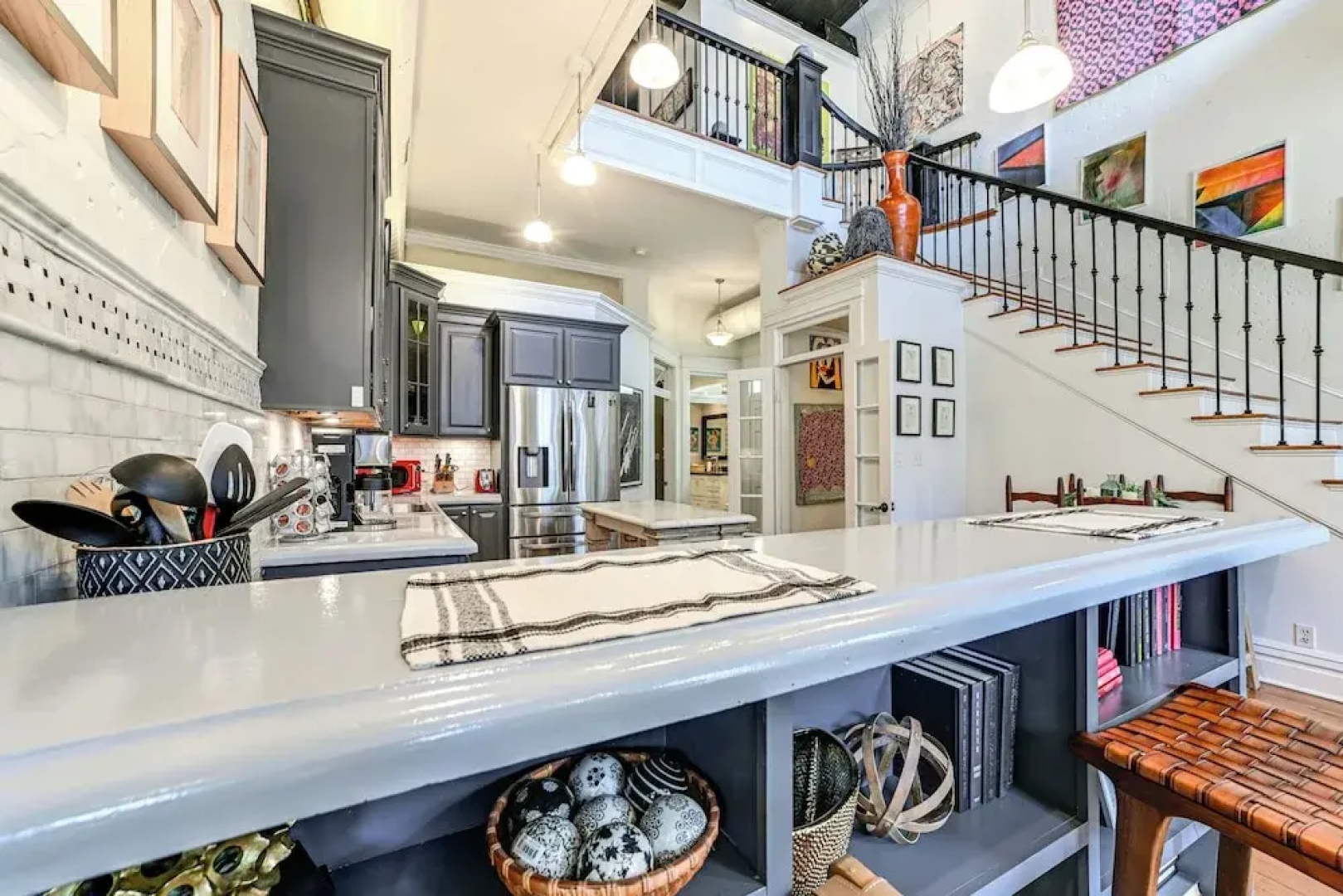 Steps to Historic Riverfront: Chic Dtwn Condo!
