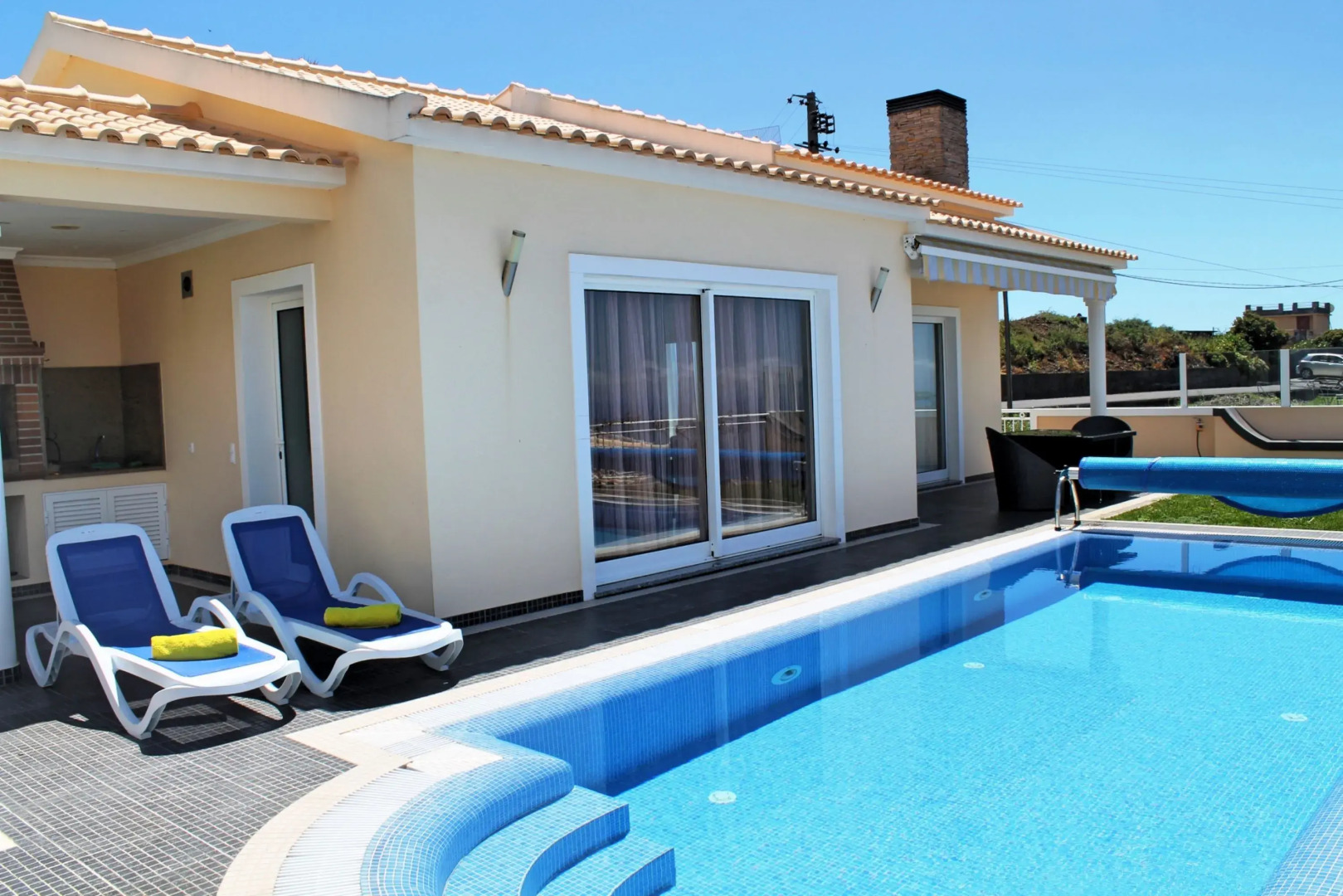 Villa, heated pool in sunny area, views of mountain and sea | Villa Dilis