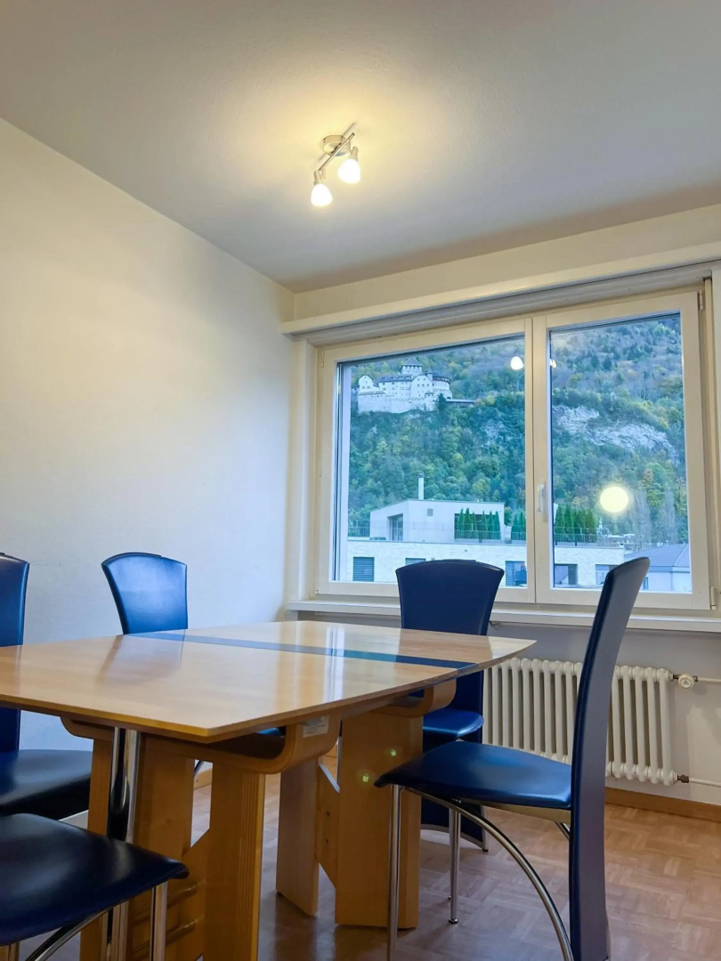 Schöne grosse Attika-Wohnung im Zentrum von Vaduz inkl. Parkplatz