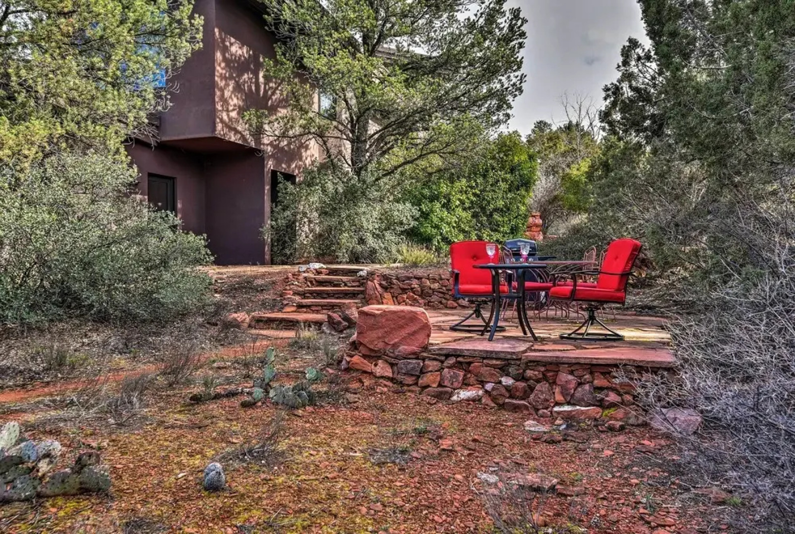 Private Patio & Red Rock Views: Sedona Apt!