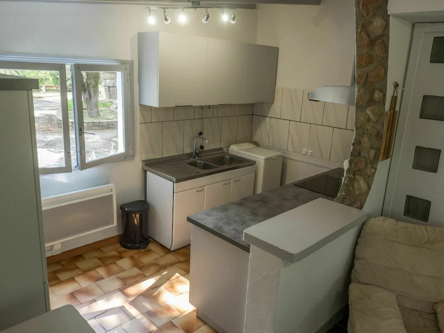 Cottage in Uzer With Pool, Terrace, Garden, Deckchairs