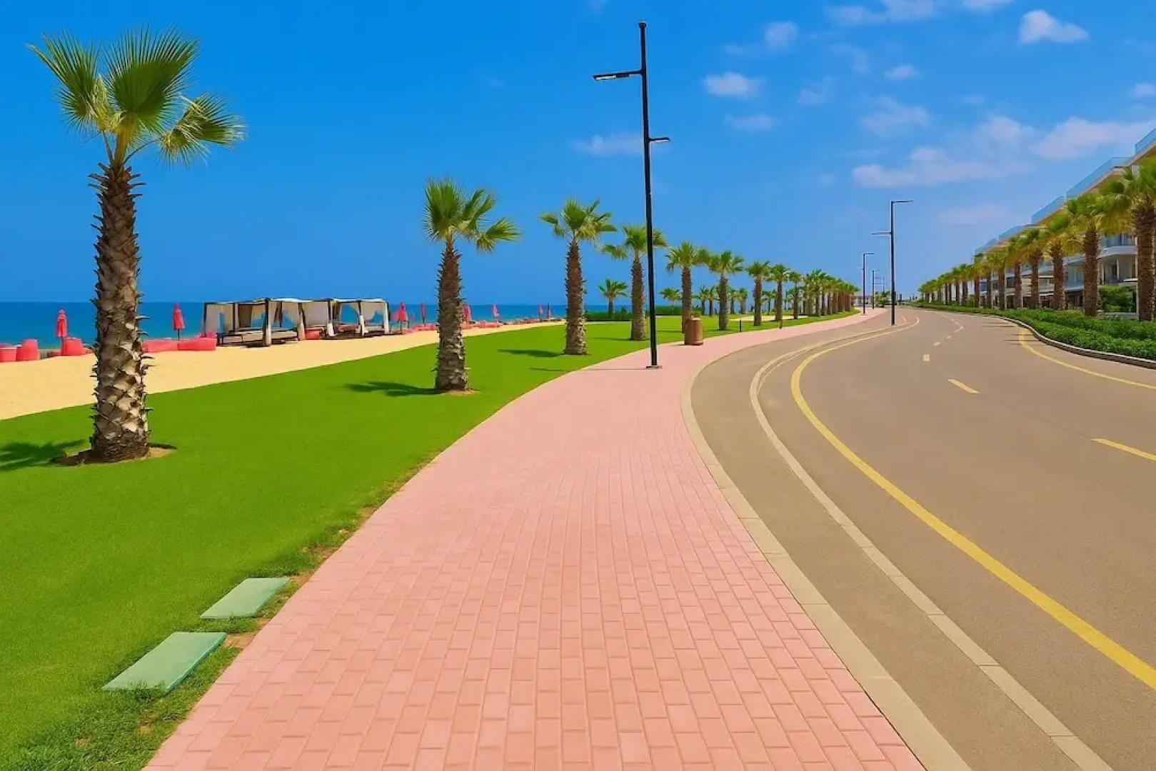 Elegant Sea View Chalet With Private Balcony