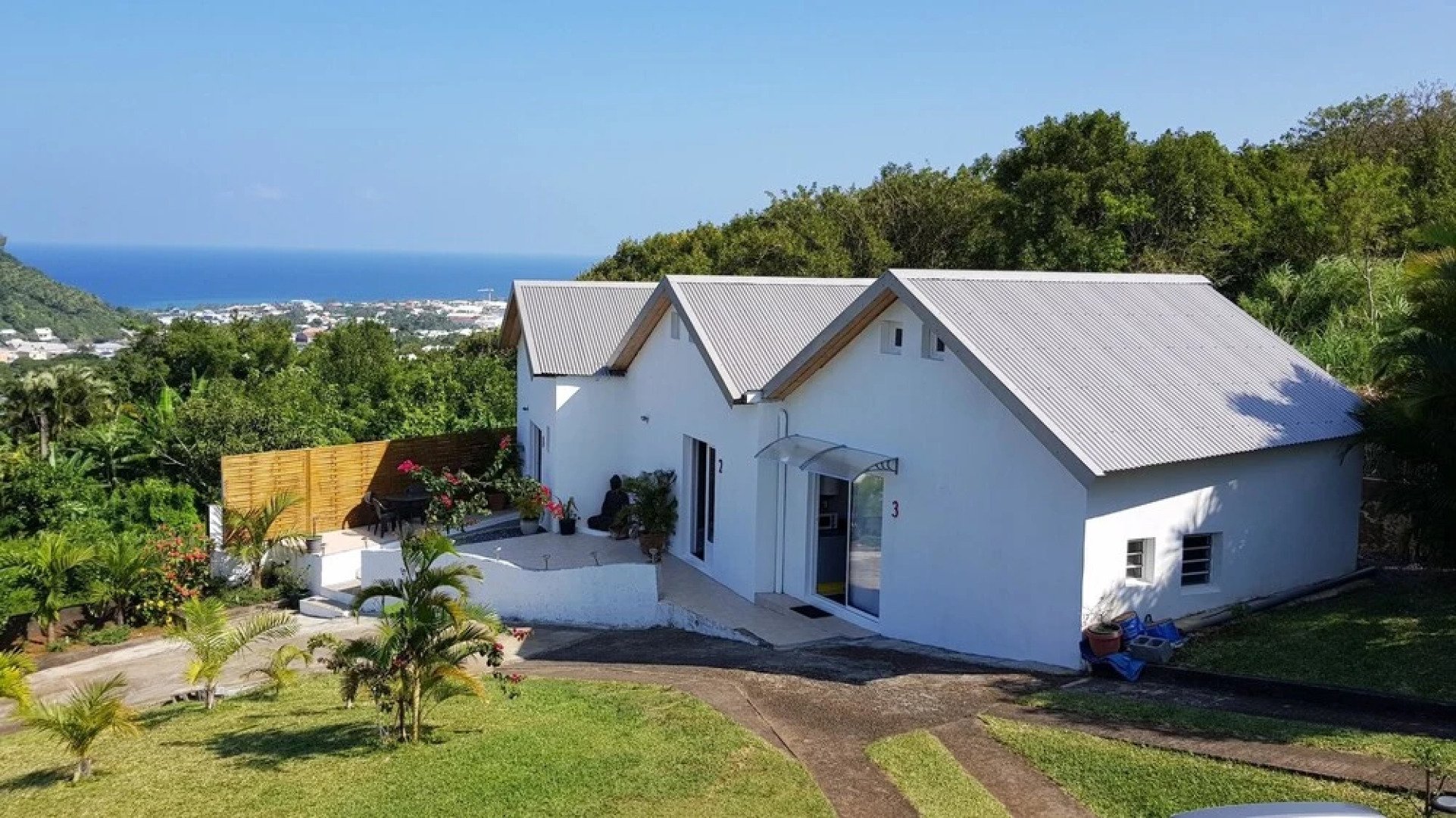 House With one Bedroom in Saint Joseph, With Wonderful sea View, Furni