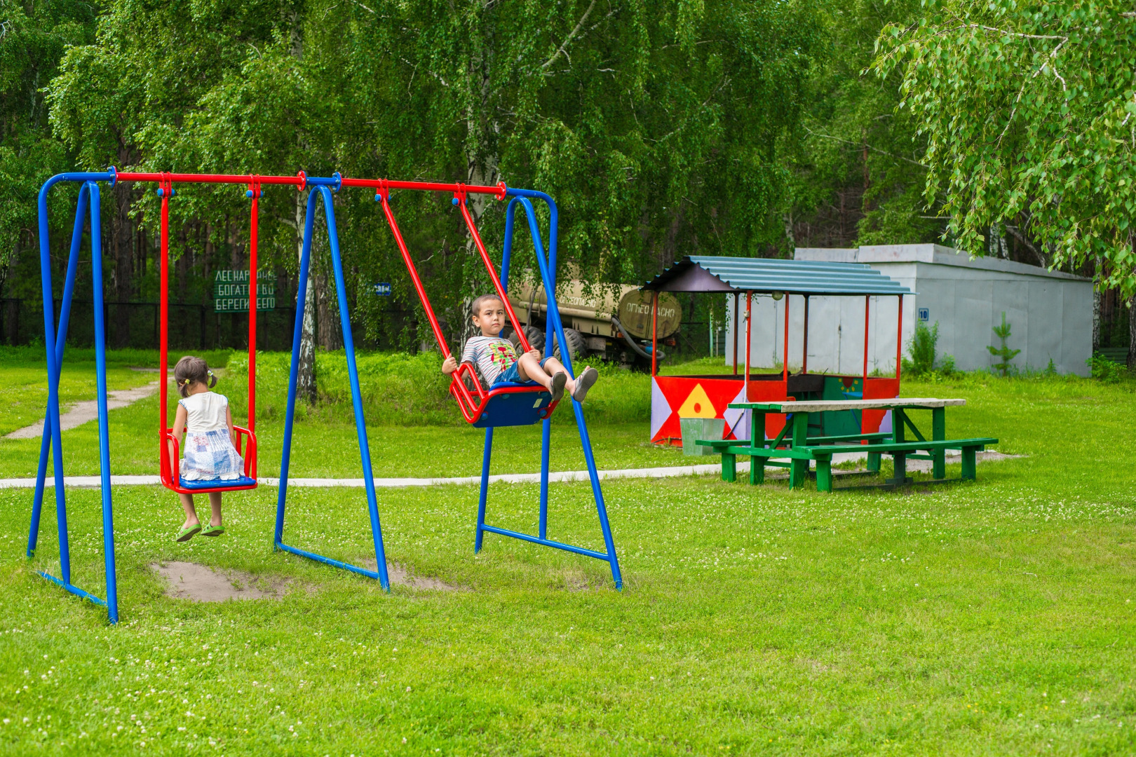 Зеленая поляна