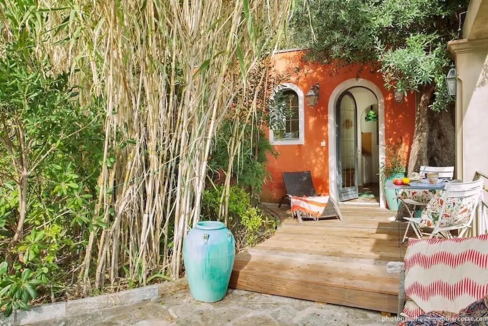 Cottage avec terrasse vue mer