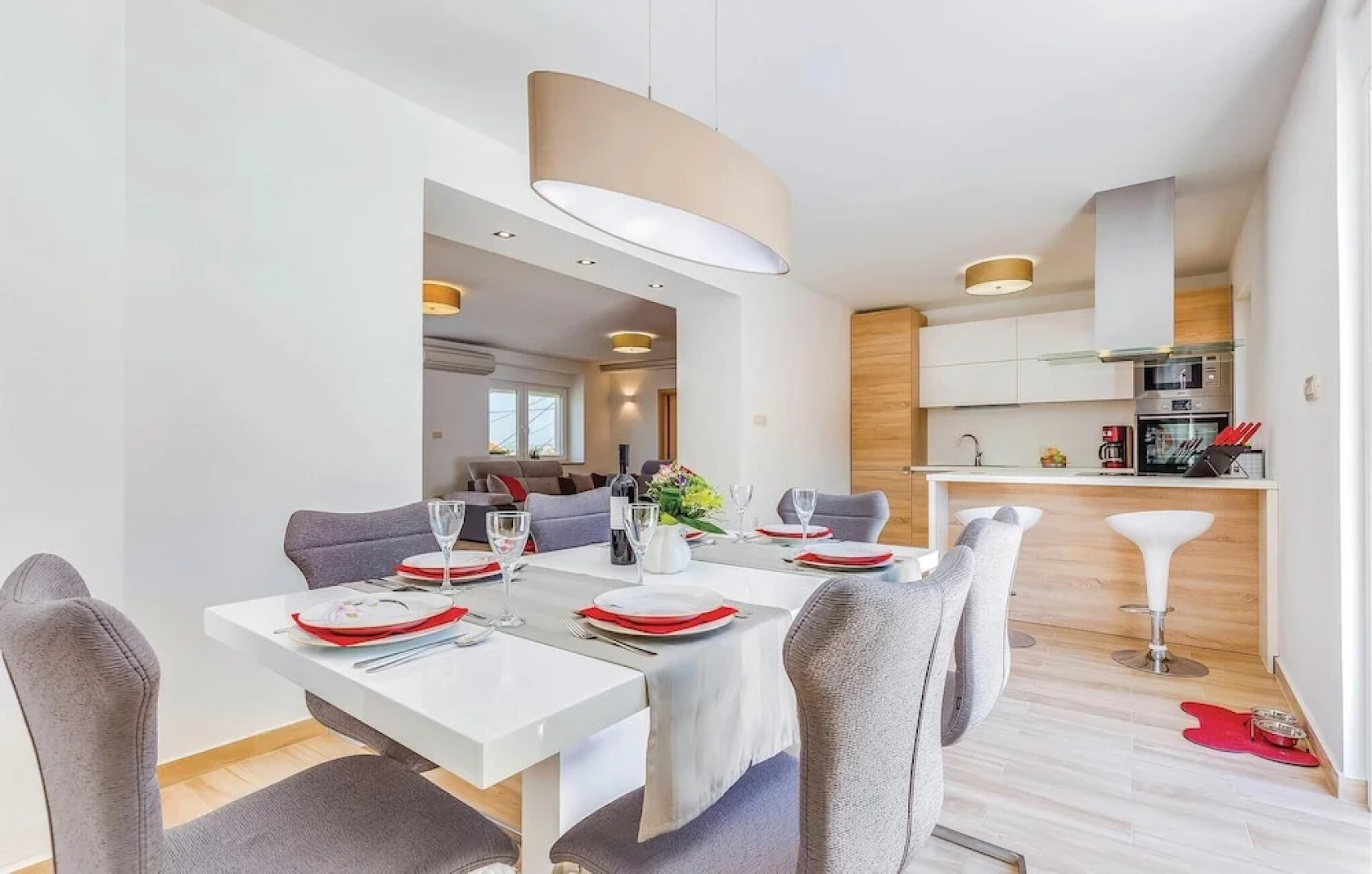 Awesome Home in Novi Vinodolski with WiFi, 4 Bedrooms, Hot Tub