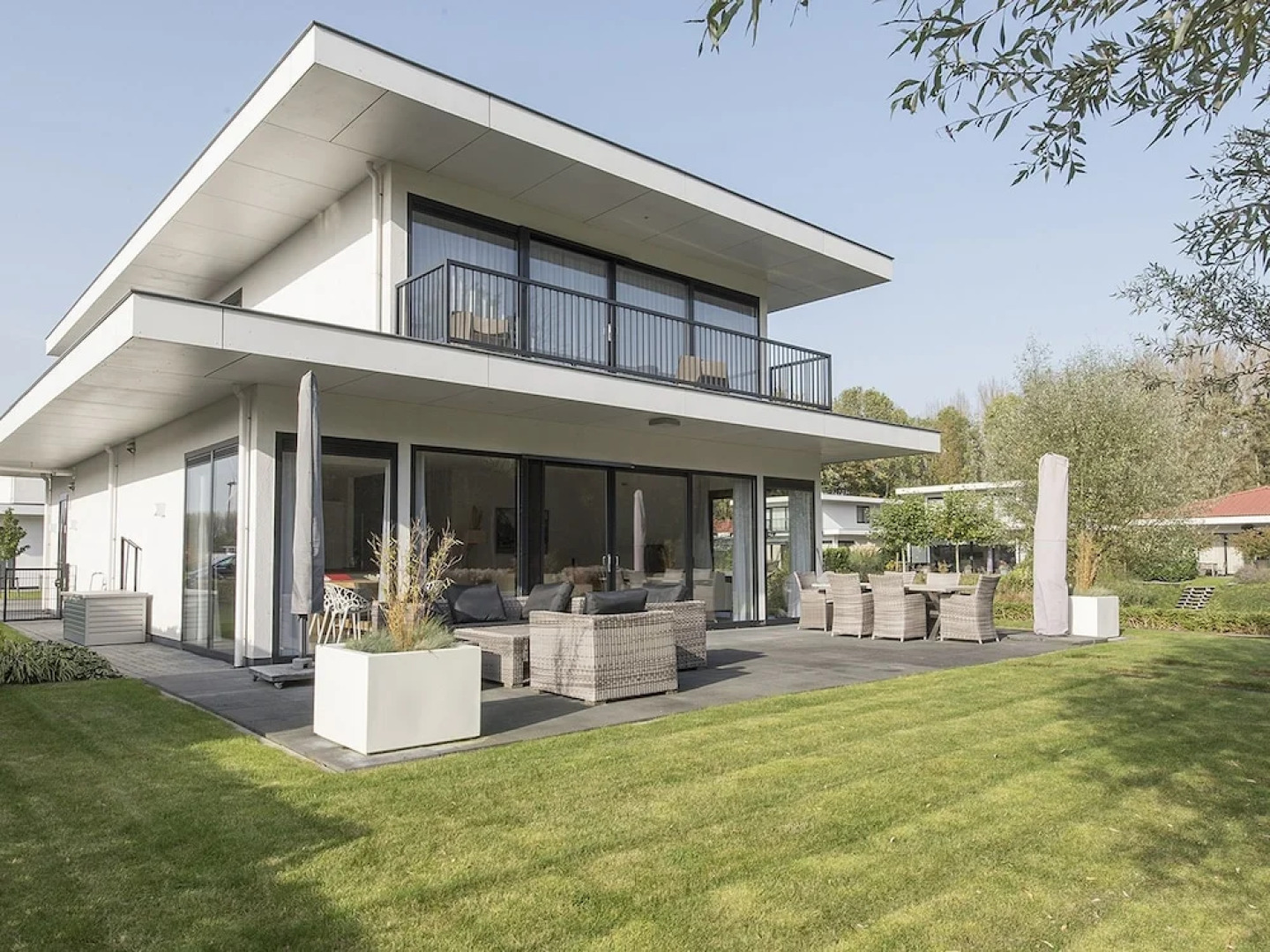 Modern House in a Quiet Park in Harderwijk with Hot Tub