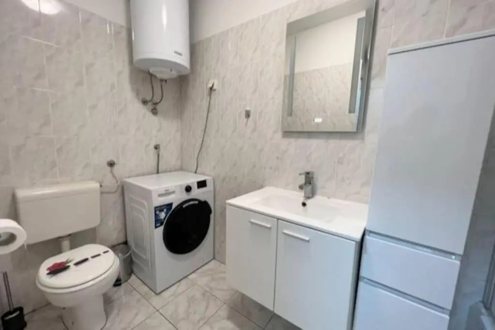 Studio Vesna with a terrace and sea view