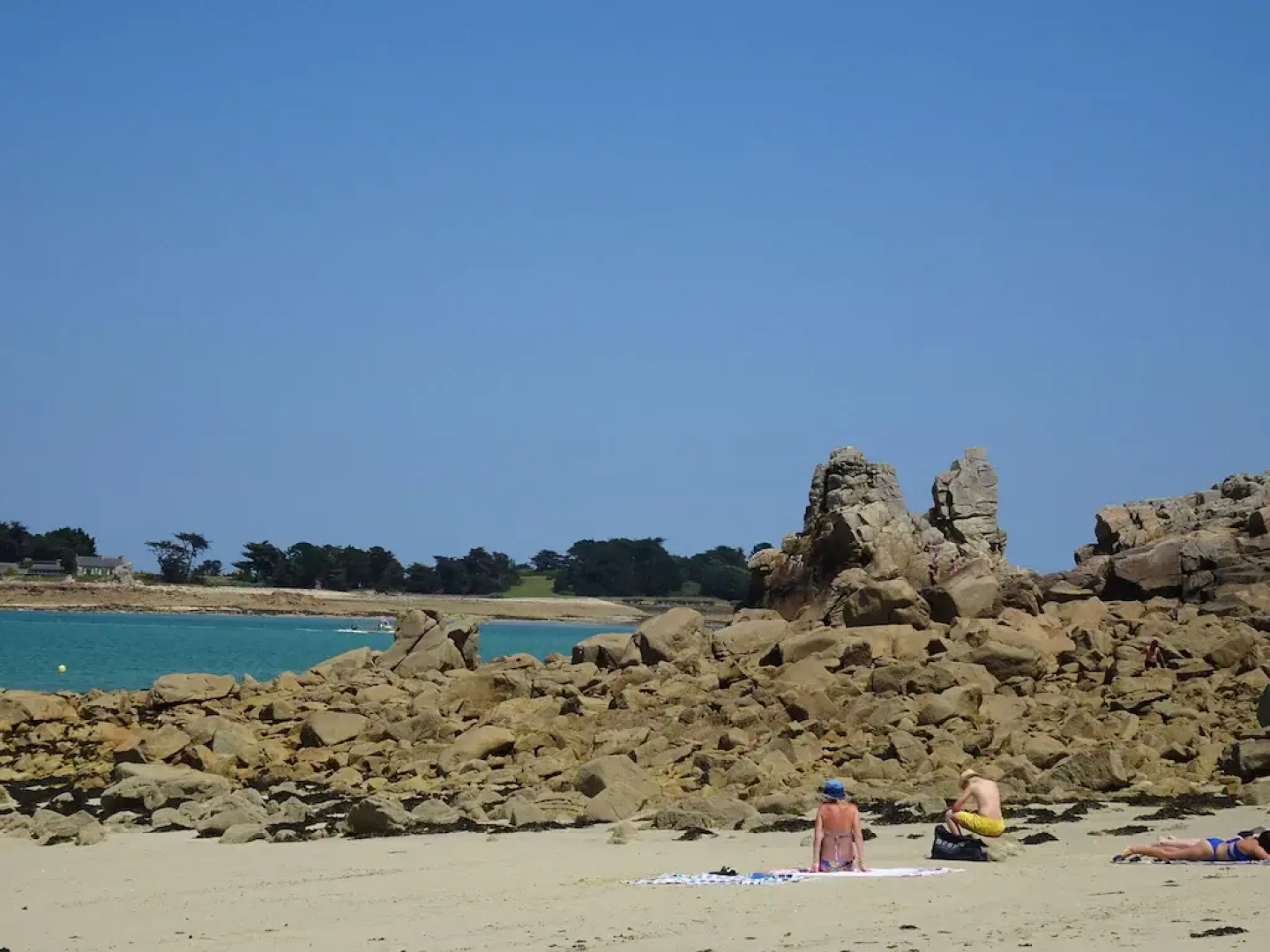 Stone House in Brittany Near Sandy Beach