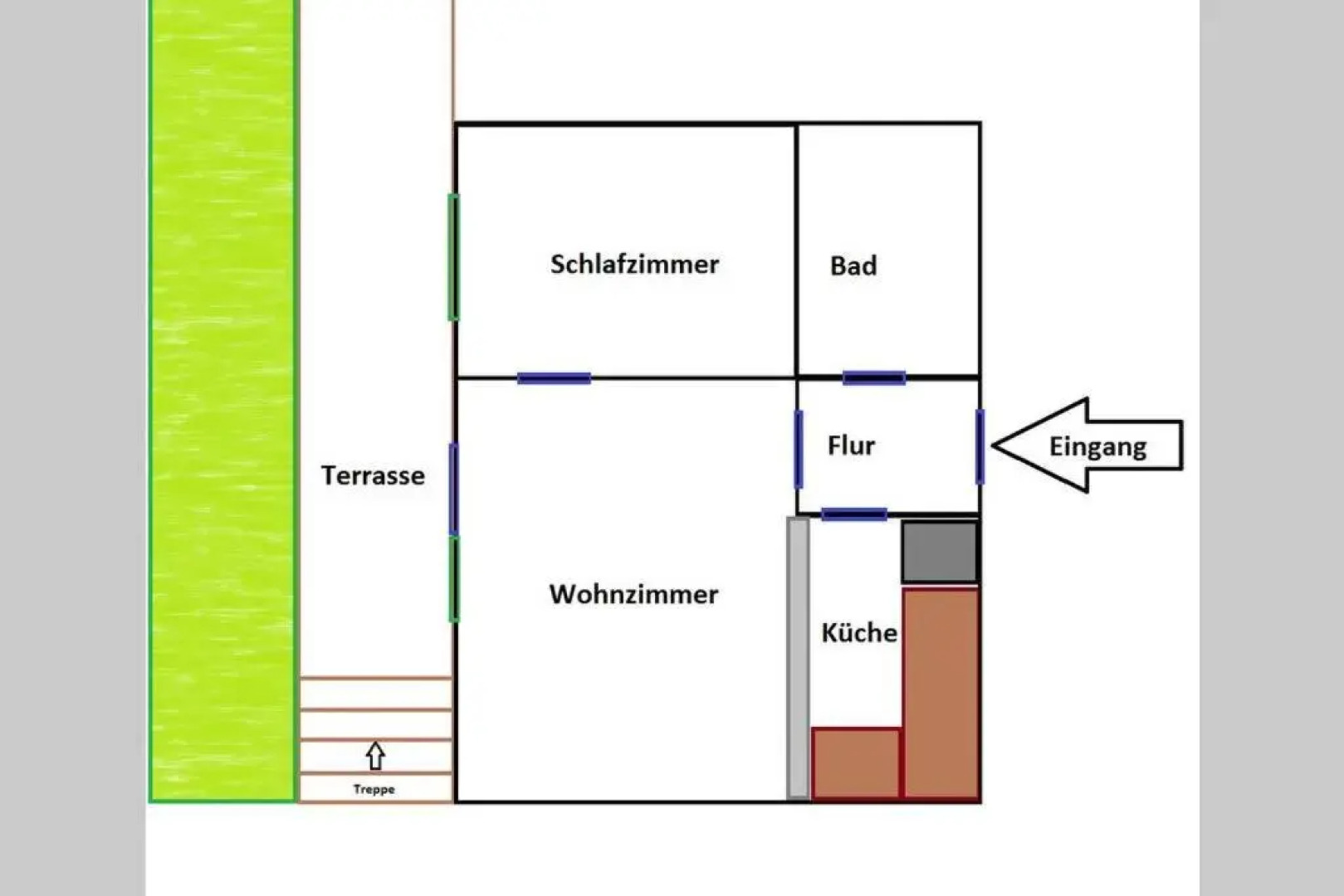 Schöne Wohnung in ruhiger zentraler Lage