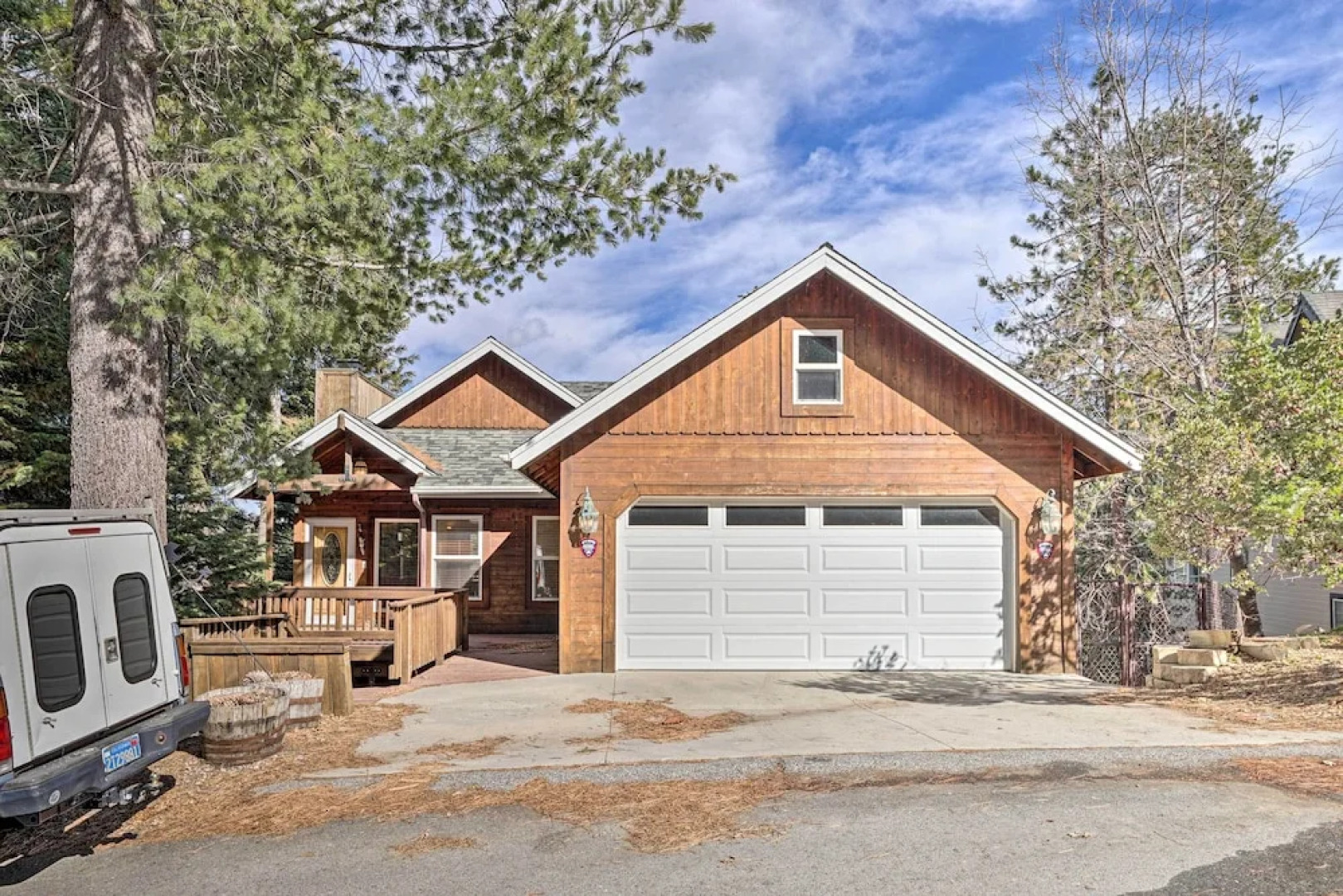 Wraparound Deck: Woodland Cabin in Lake Arrowhead