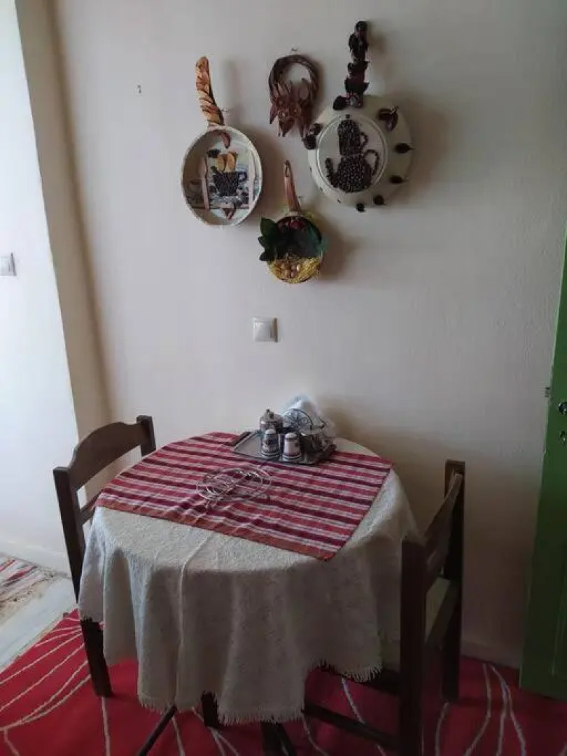 Doll house next to the sea