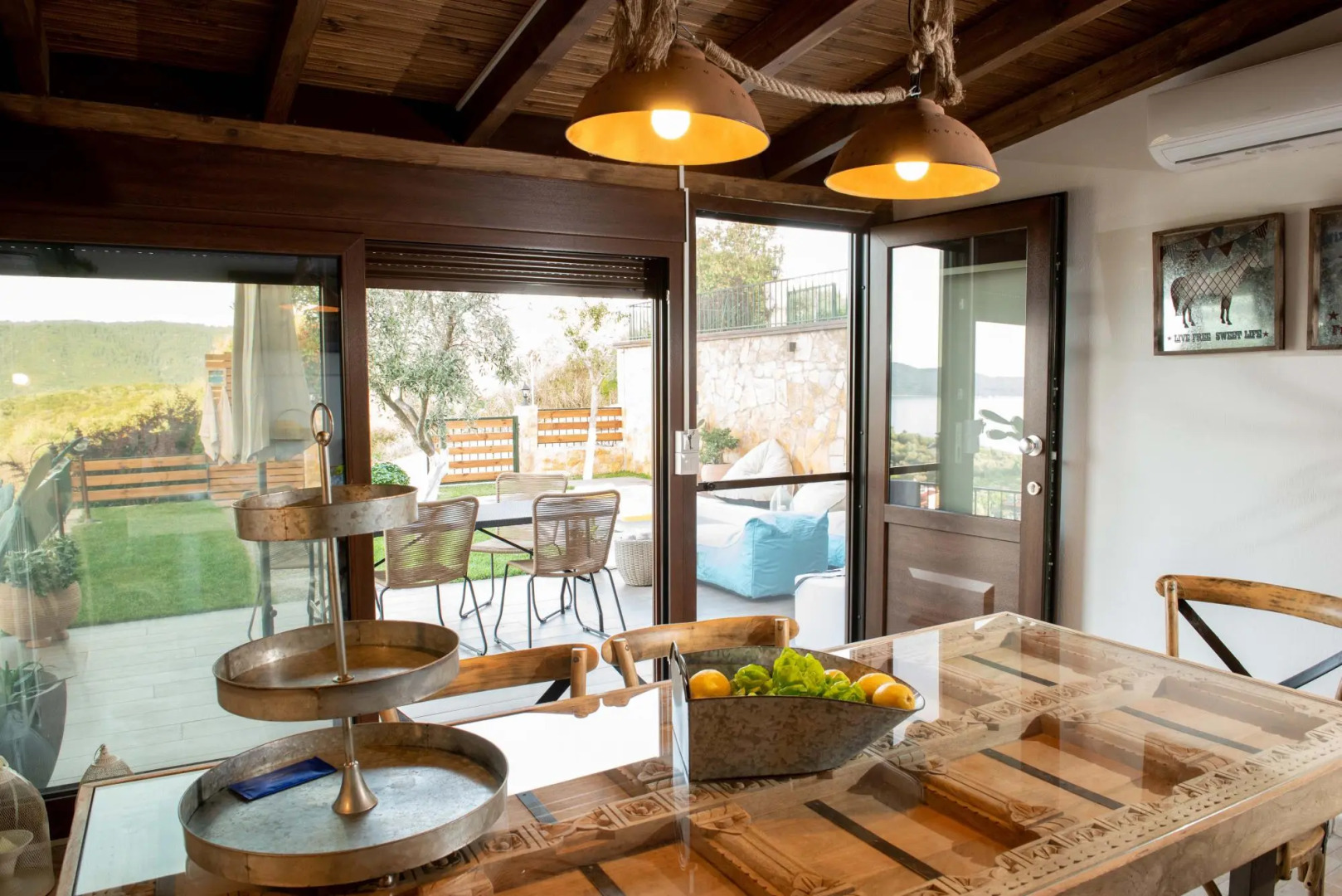 Dandy on the Beach Nea Roda, Komitsa Beach | Private Villa with Pool |Sea View