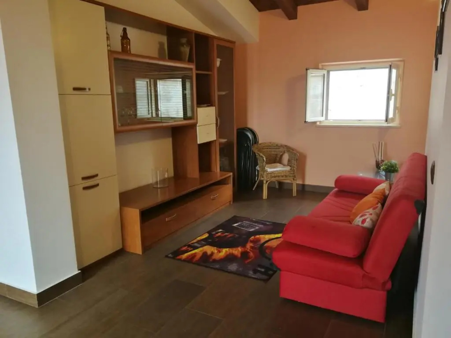 2 bedrooms appartement with furnished balcony and wifi at Casalvecchio Siculo 6 km away from the beach
